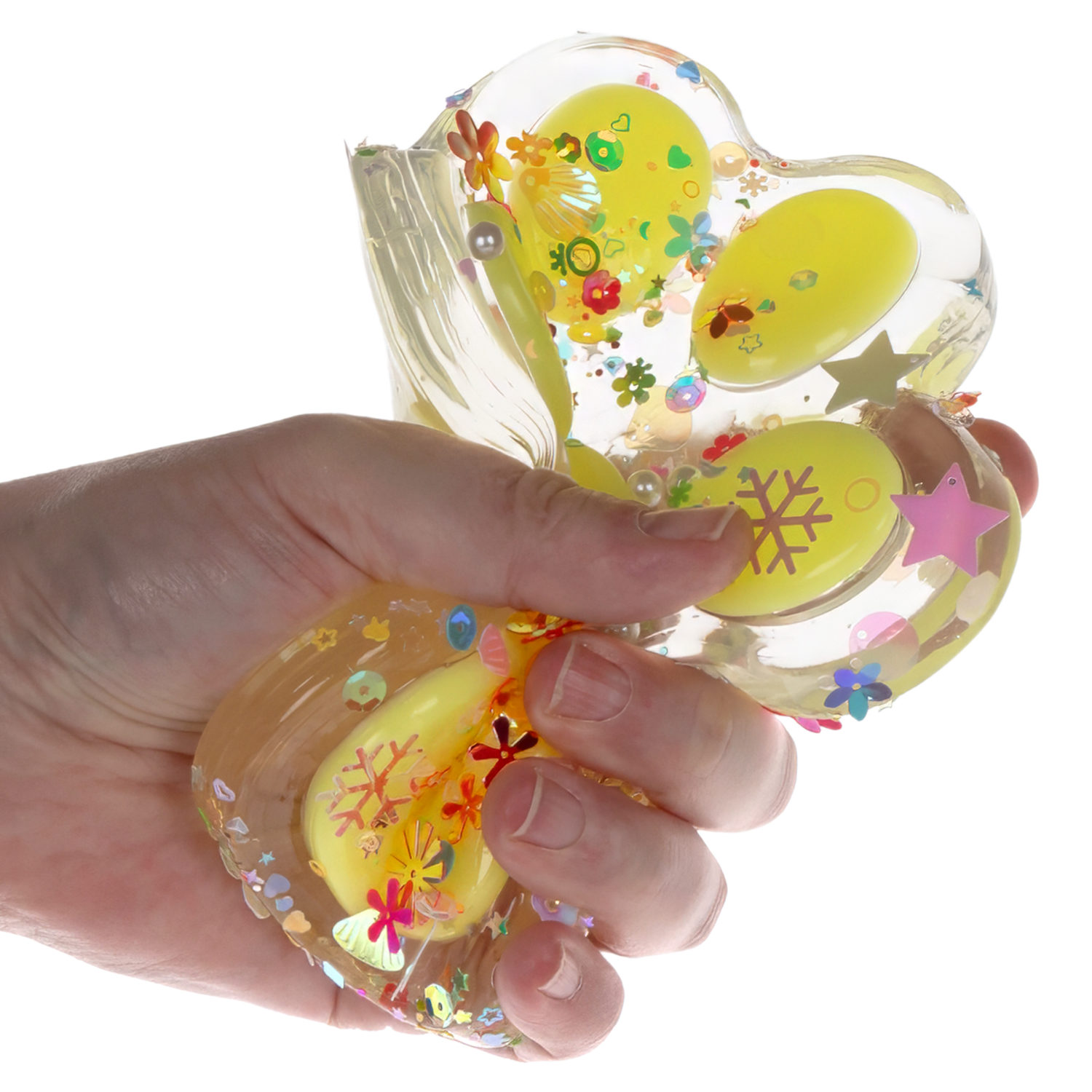 Таба лапа прозрачная 1TOY Крутой замес, большая, 14х3,5 см