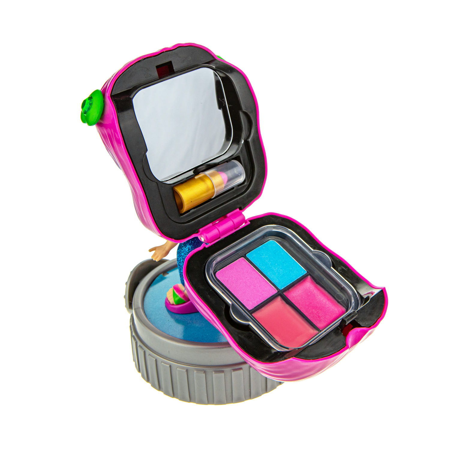 Кукла Instaglam Lukky Doll Луна НЕОН, с косметикой внутри, 12 см