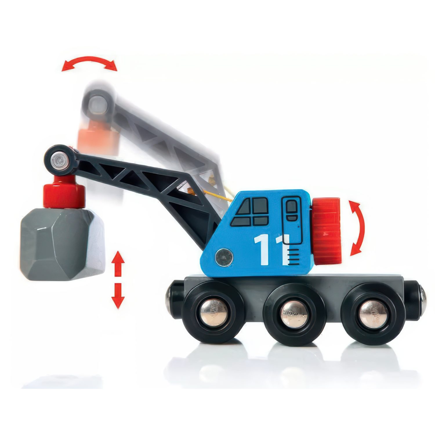 Деревянная железная дорога BRIO с автодорогой и переездом, 32 элемента