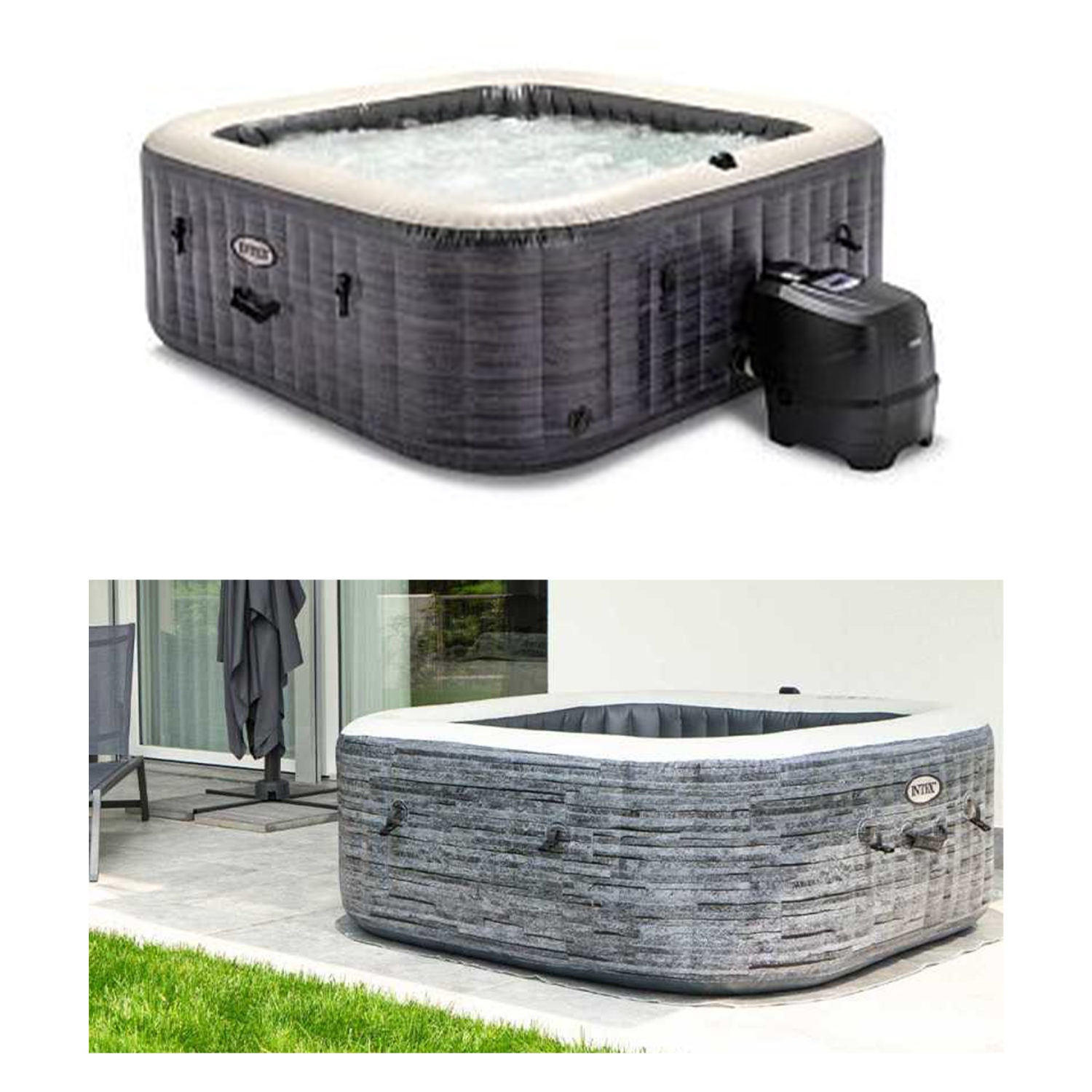 СПА-БАСЕЙН GREYWOOD DELUXE?КВАДРАТНЫЙ, ?12 Языки?,(220-240V)ОТ 6 ЛЕТ