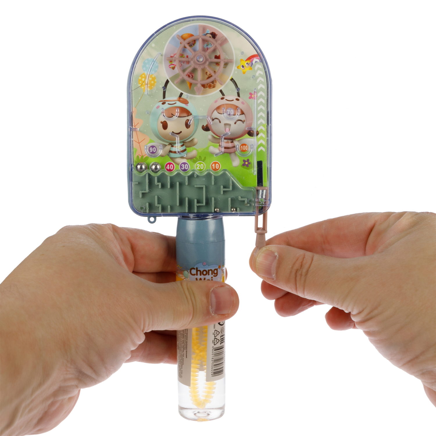 Мыльные пузыри 1TOY Мы-шарики! колба с игрушкой пинбол 40 мл