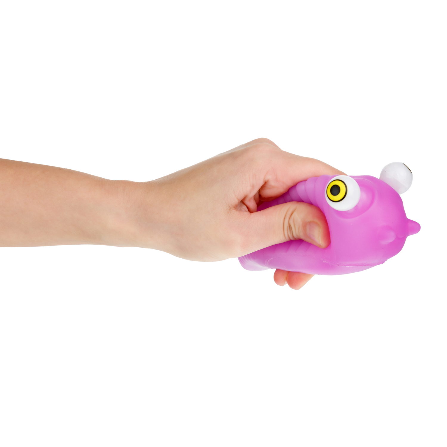 1toy Пучеглаз-антистресс "Слизень" 4,6х4х15 см, 4 вида в ассортименте