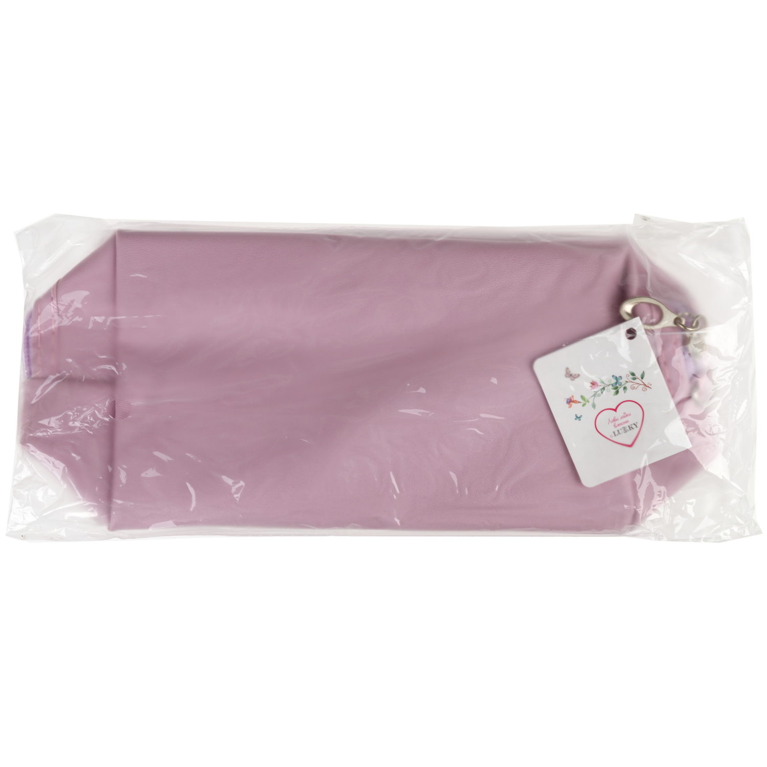 Косметичка с вышивкой плюшевыми буквами Lukky Glam Style, 18*10*8 см