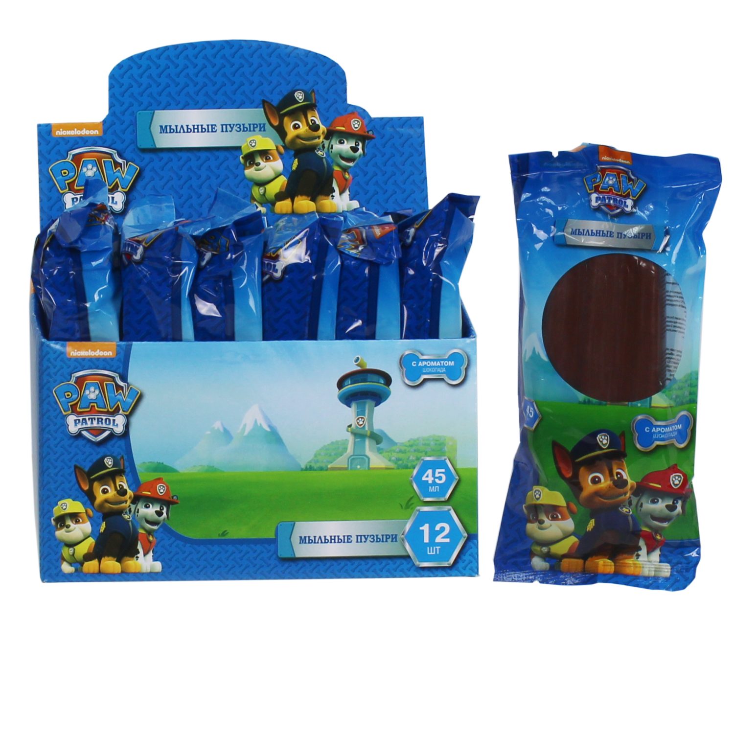Мыльные пузыри 1TOY "Щенячий патруль" (45 мл.).