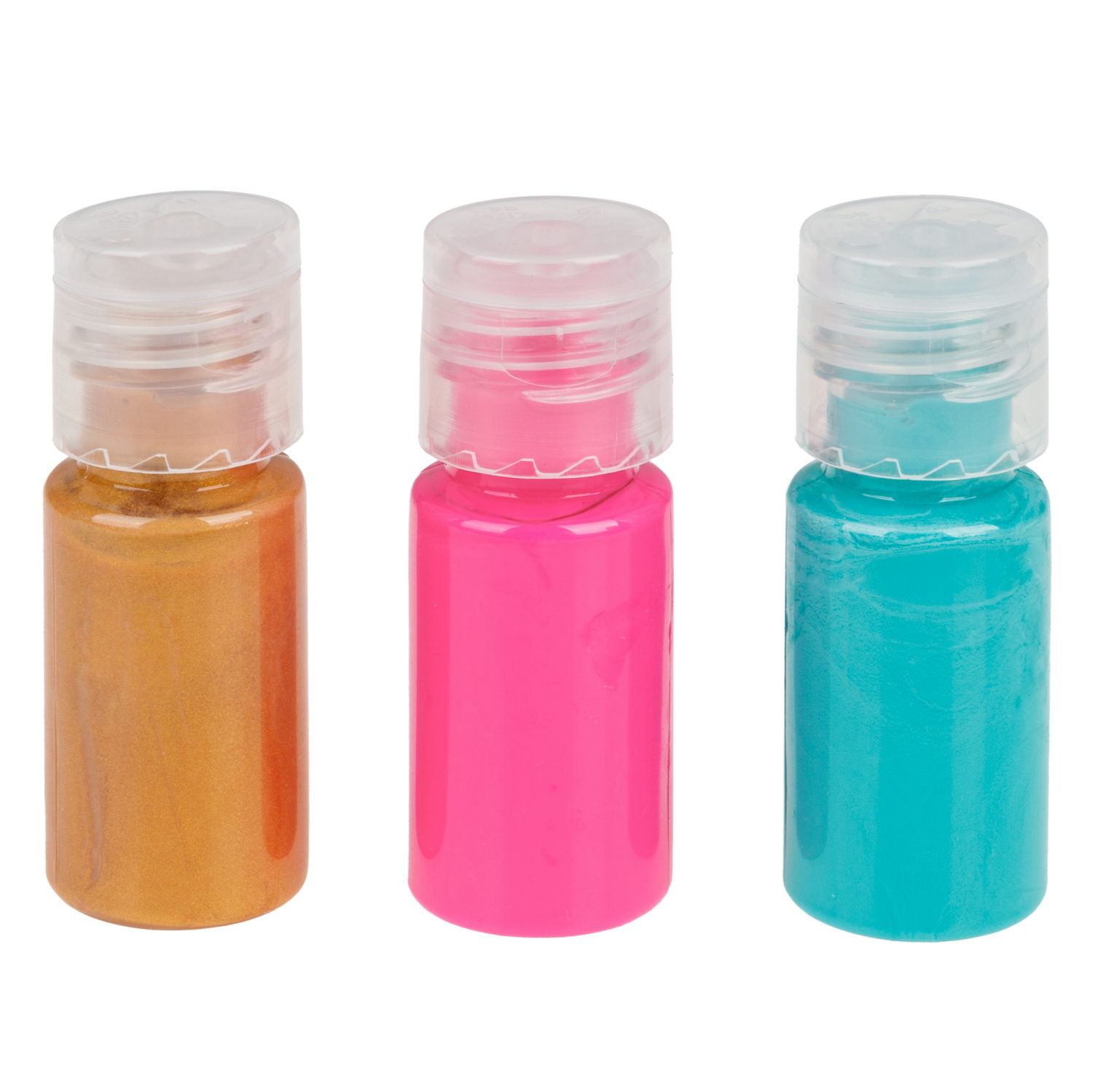 Мини Мишка Флюид Арт 1TOY ART BEARt, 8 см, краски: золотая, розовая, бирюзовая