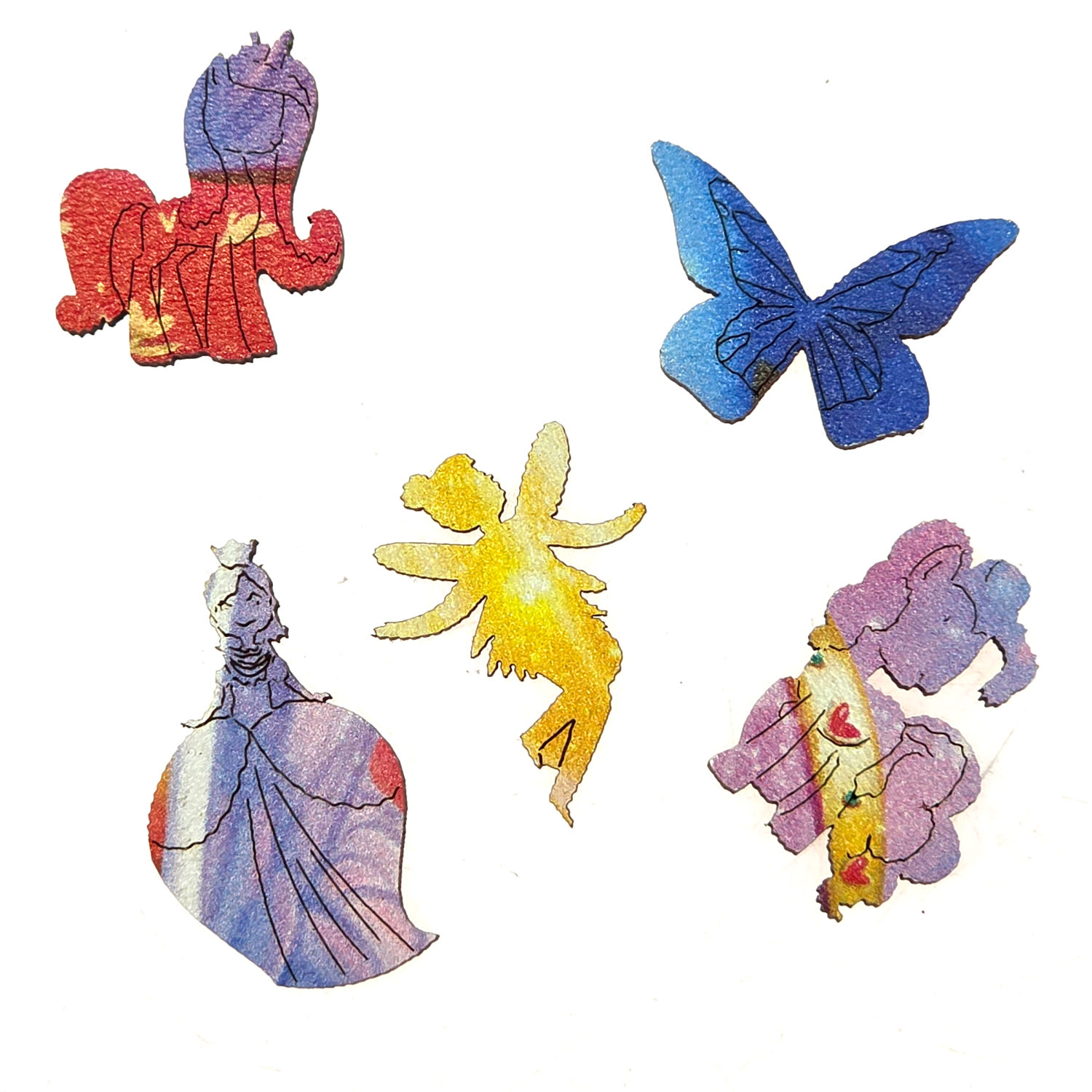 Деревянные пазлы Collection Animals Пони принцесса, 40 деталей