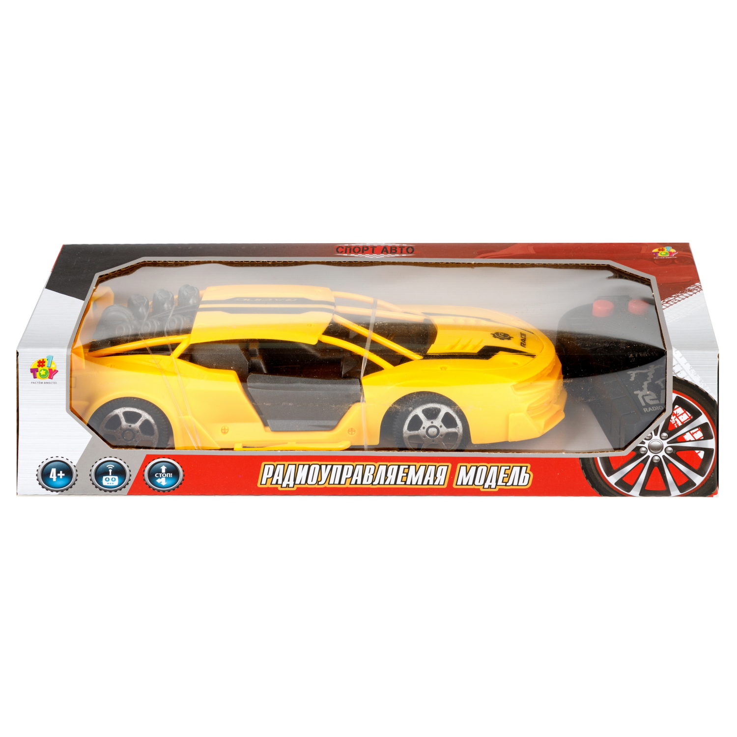 Машинка на пульте управления 1TOY Спортавто