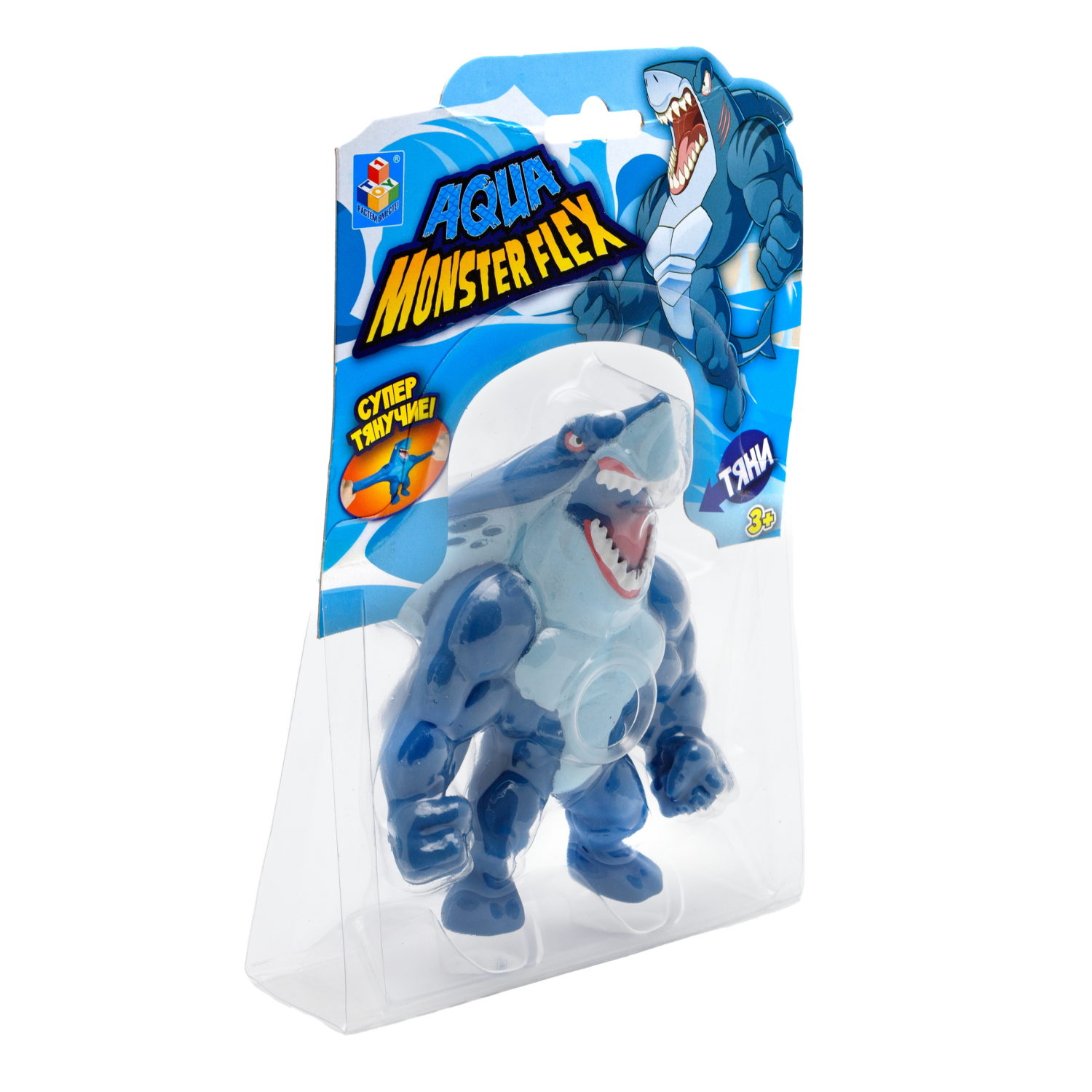 1Toy Игрушка для мальчика, тянучка монстр MONSTER FLEX AQUA, антистресс, 14 видов в ассортименте