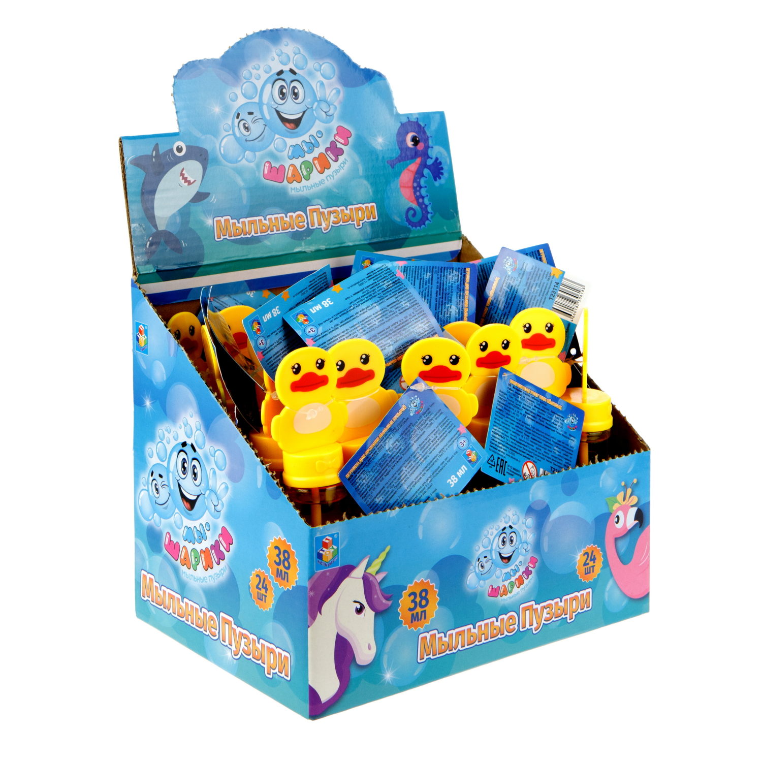 Мыльные пузыри 1TOY Мы-шарики! Утка, 38 мл