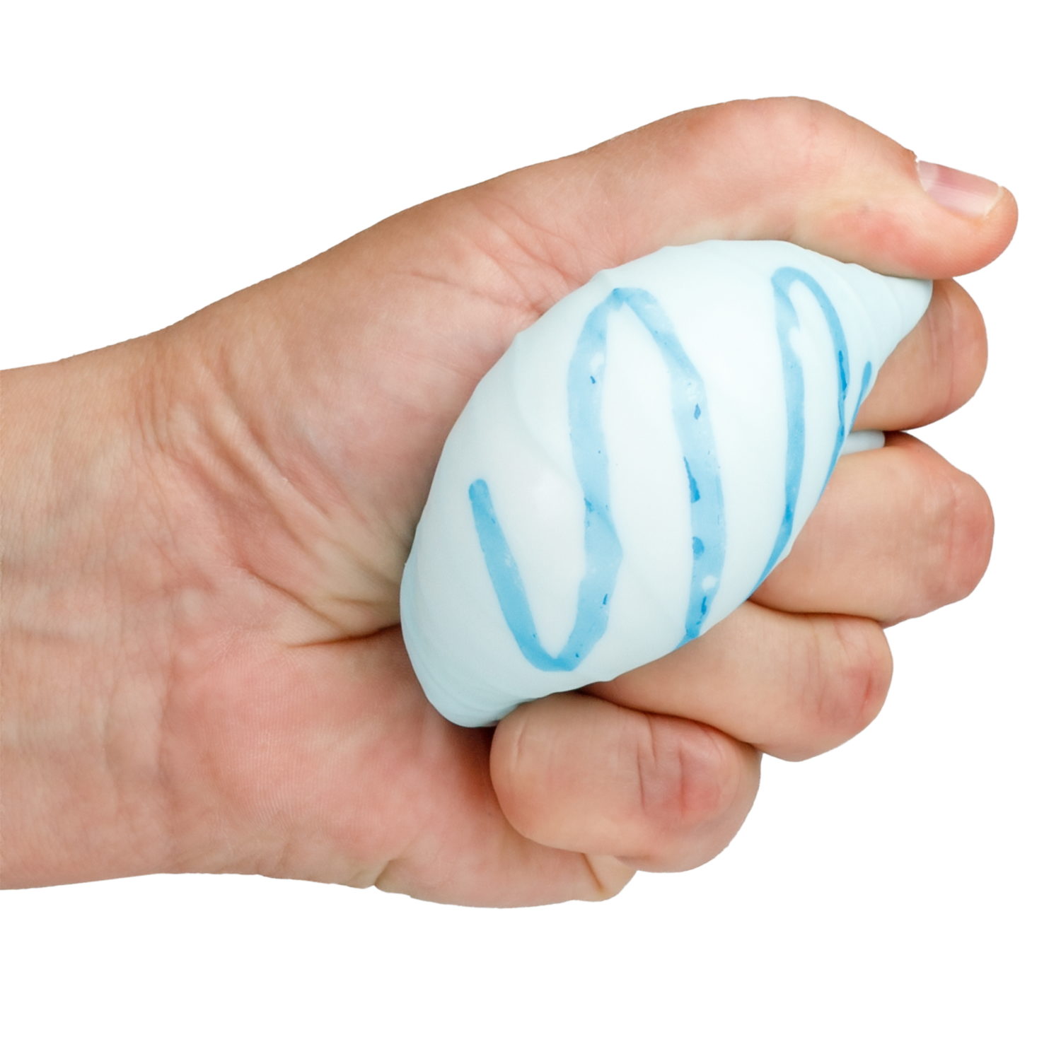 Антистресс-игрушка 1TOY Крутой замес Залиплющ Макарошка, 8х7,5х2,5 см, в ассортименте