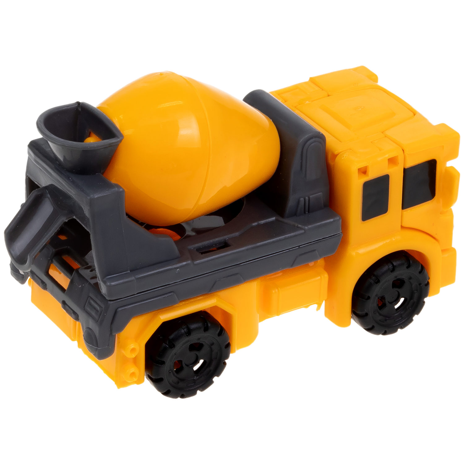 Робот - трансформер, тракботы 1TOY Бетономешалка, машинка, игрушка для мальчиков и девочек, детей