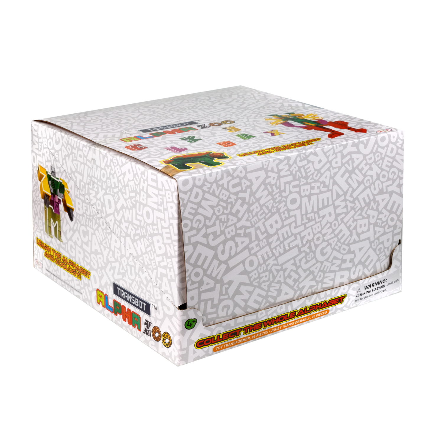 Трансформеры 1TOY, трансботы Lingvo Zoo, роботы, английские буквы от A до Z