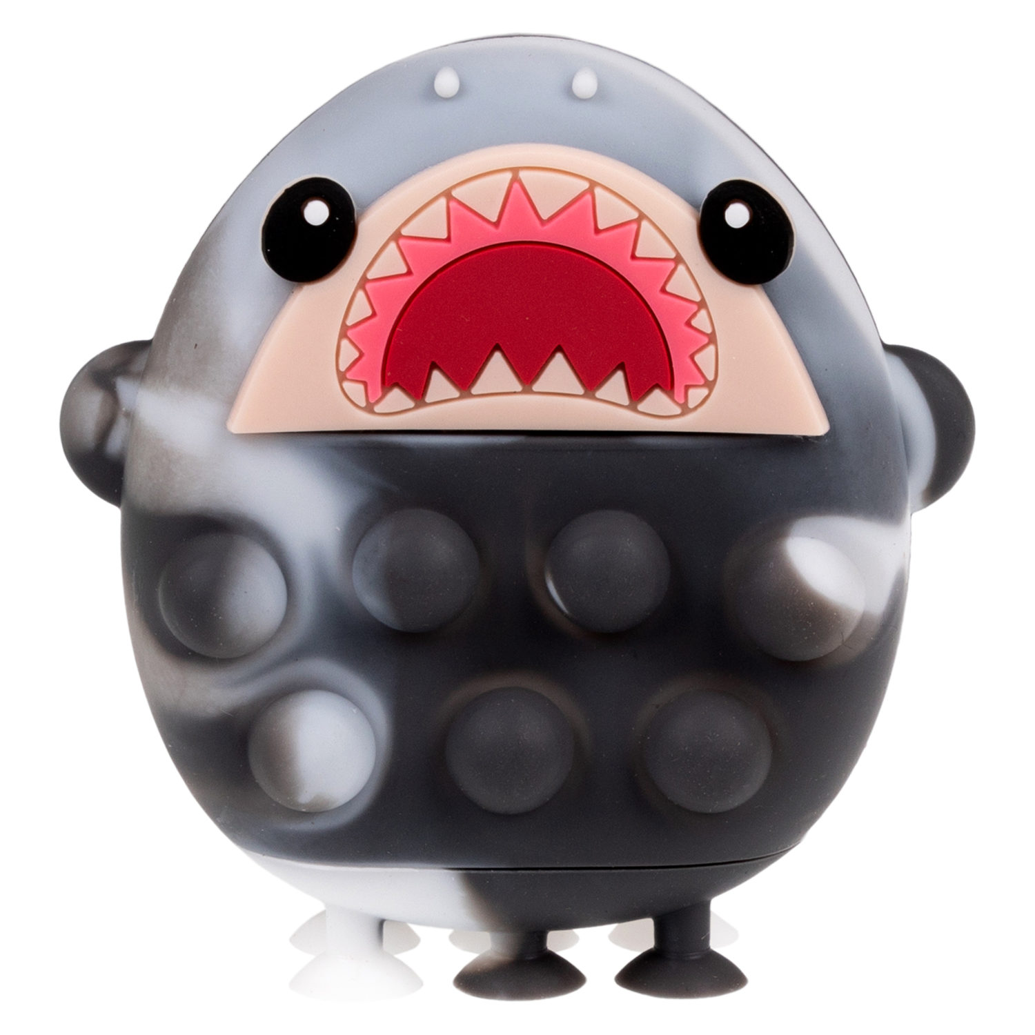 1toy Жмяка Hit Pop It "Акула" на присосках, 8х7х3,5 см, 3 вида в ассортименте