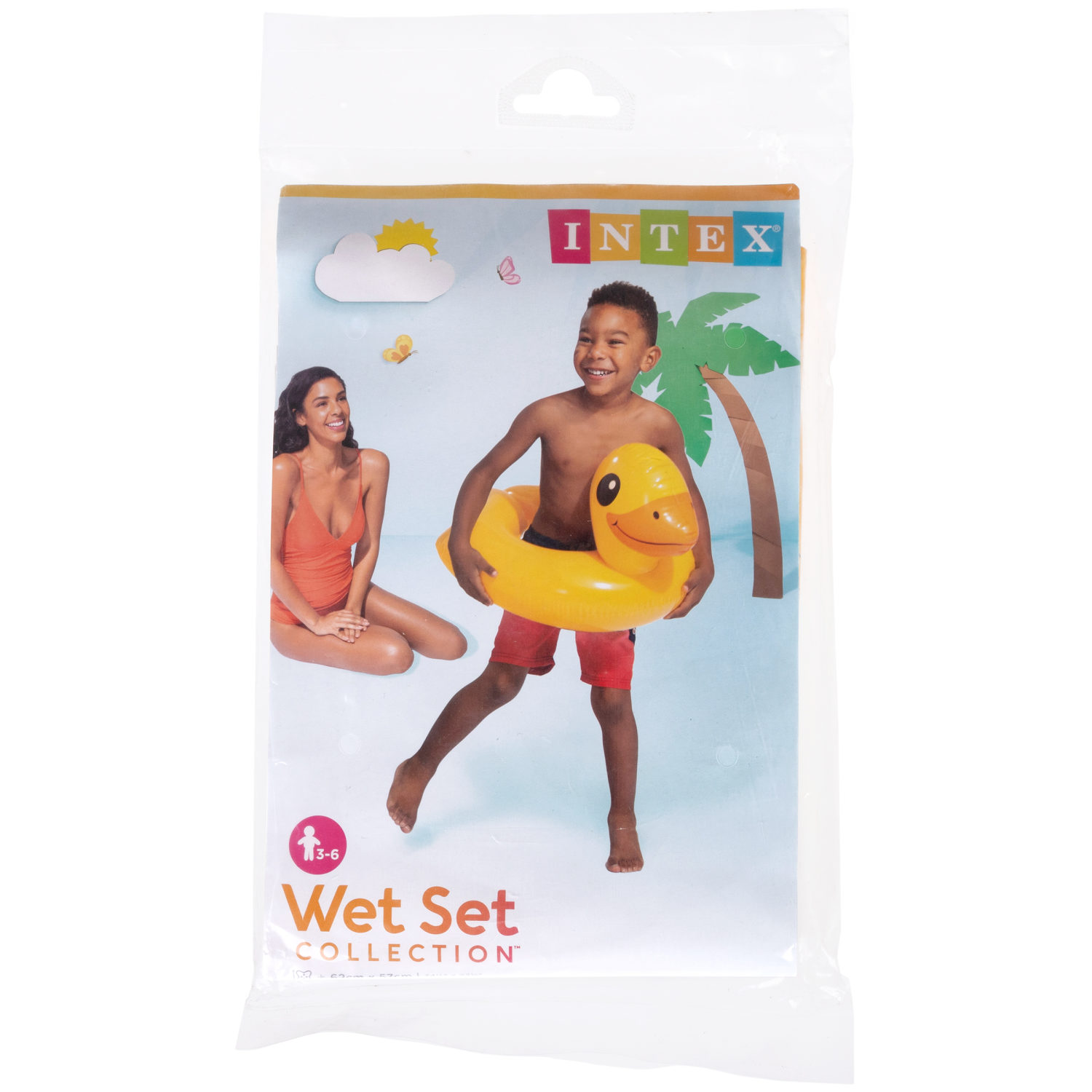 Круг для плавания детский Intex Водные птицы, 3 - 6 лет