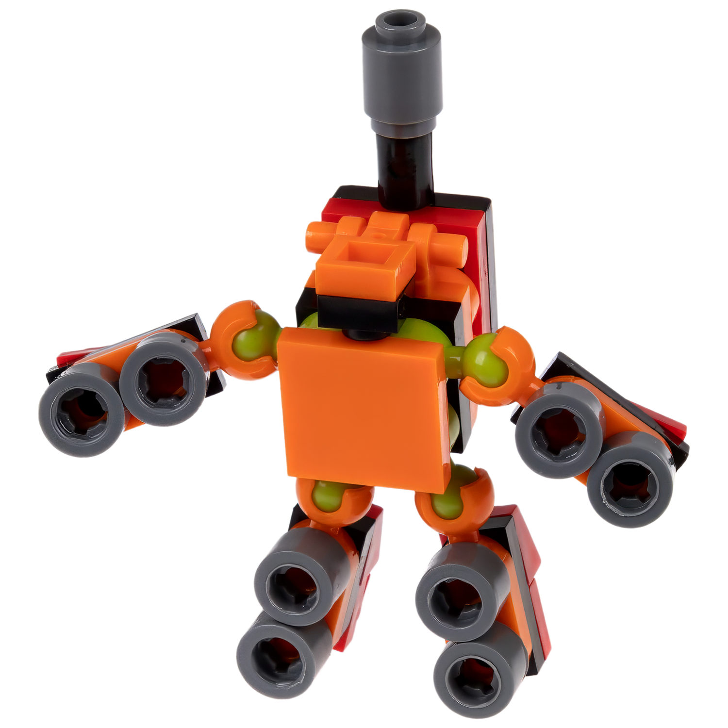 Конструктор 1TOY Blockformers  "Мегавтоформер" 6 в 1, 6 видов, из 6 шт. собирается большой робот