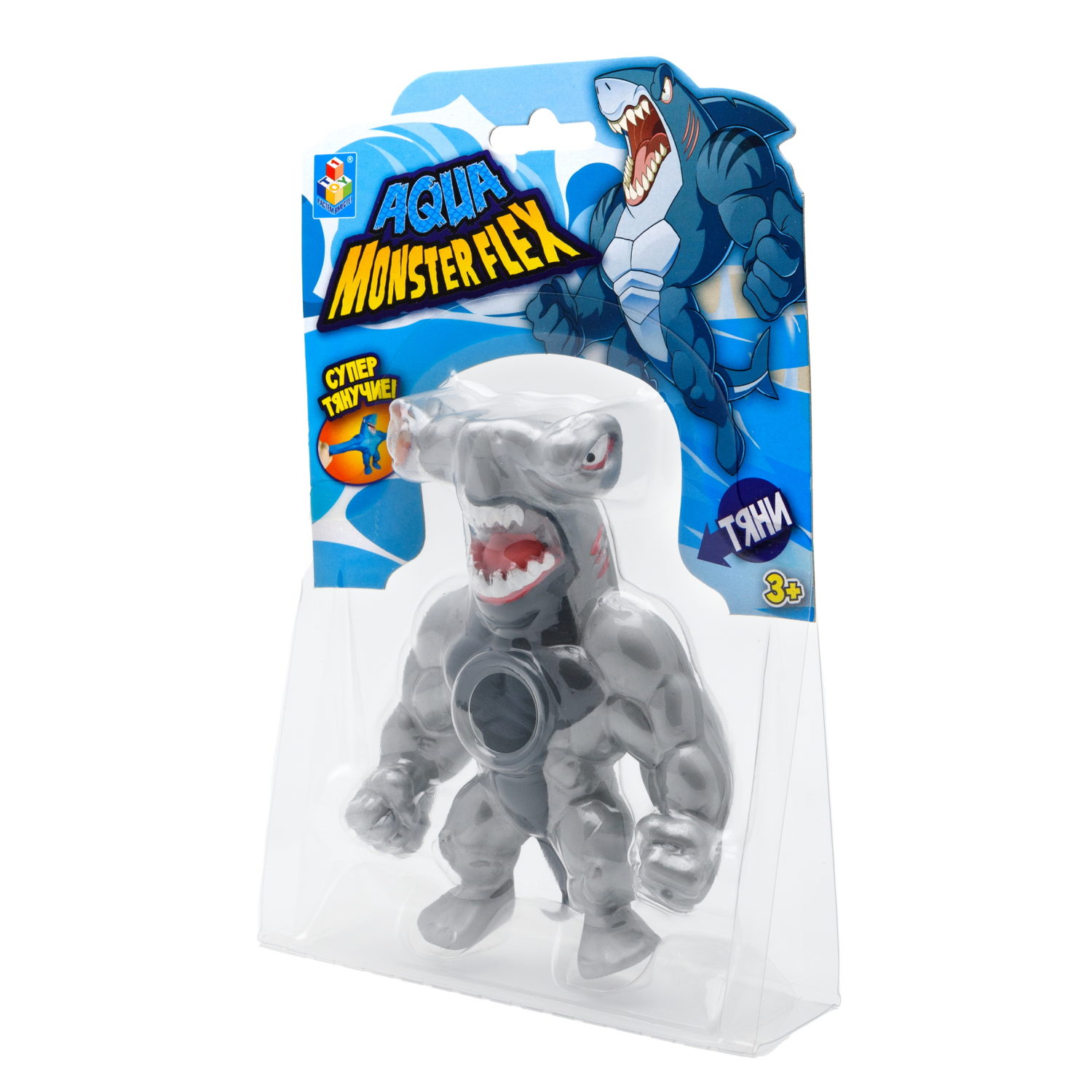 1Toy Игрушка для мальчика, тянучка монстр MONSTER FLEX AQUA, антистресс, 14 видов в ассортименте