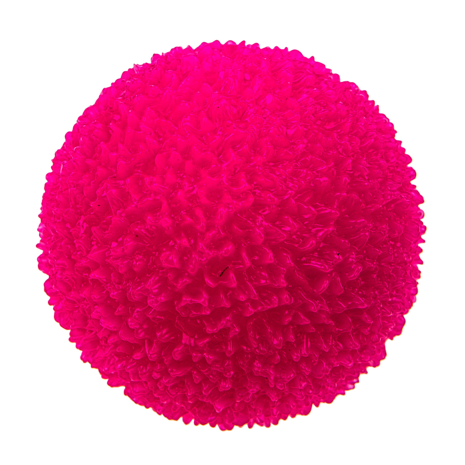 Мячик-прыгун 1TOY снежок, со светом, 6,5 см