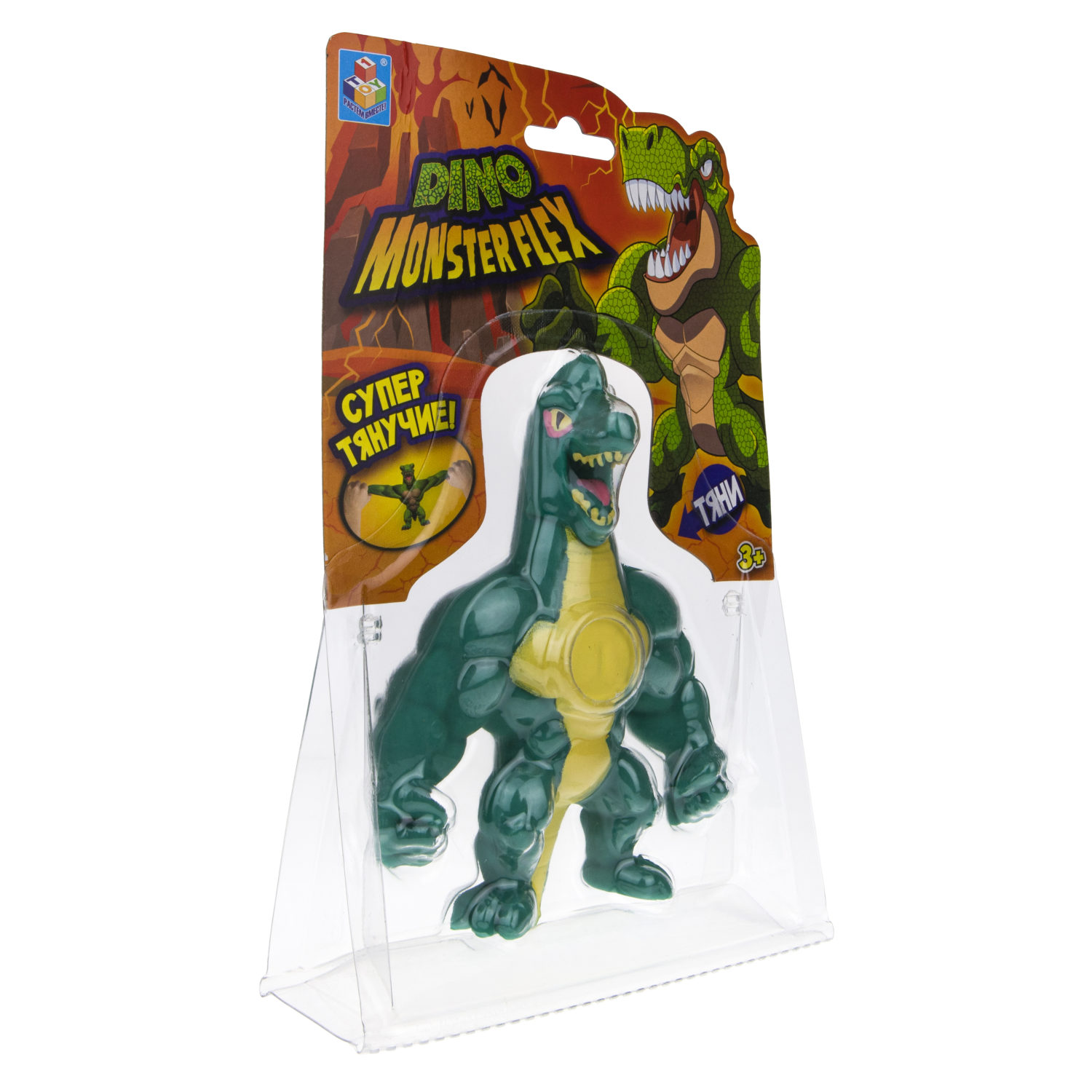 1TOY MONSTER FLEX DINO, тянущиеся фигурки 14см, 14 видов в ассортименте