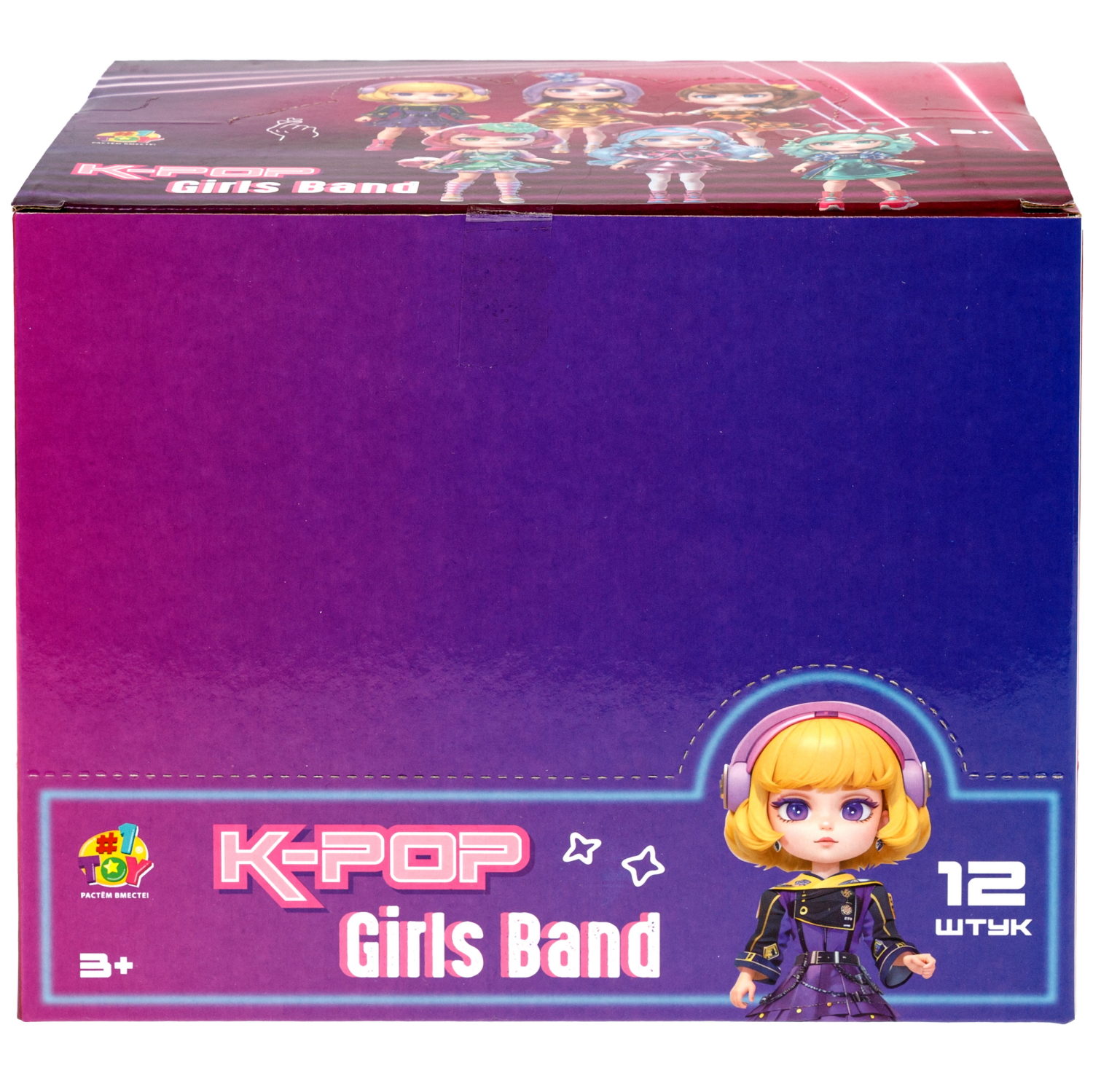 Кукла 1TOY K-POP Girls band с музыкальными инструментами, 30 видов в ассортименте