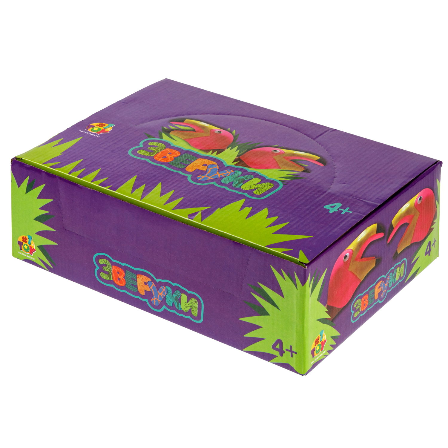 Игрушка на руку 1TOY Зверуки Фламинго