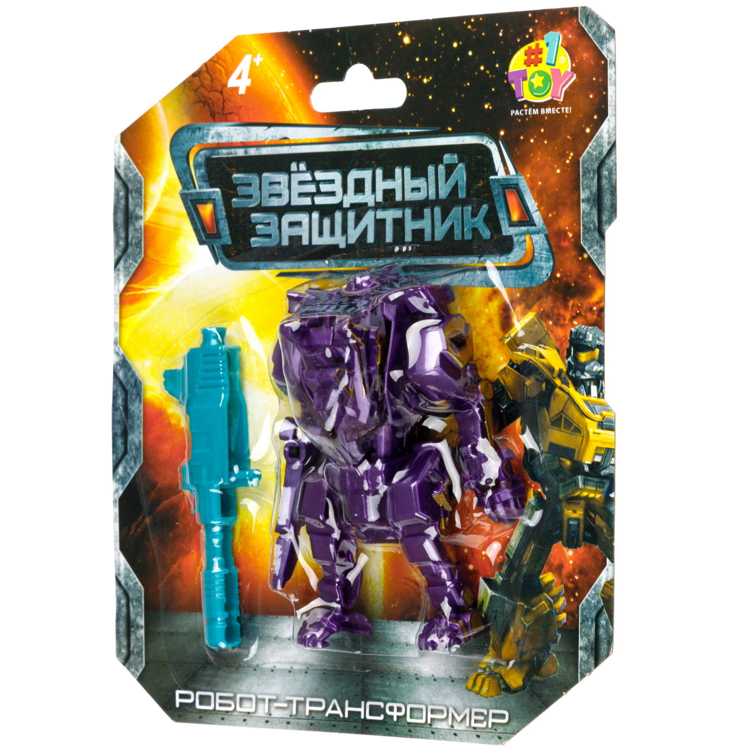 Робот-трансформер 1TOY Звёздный защитник, 13 см, в ассортименте