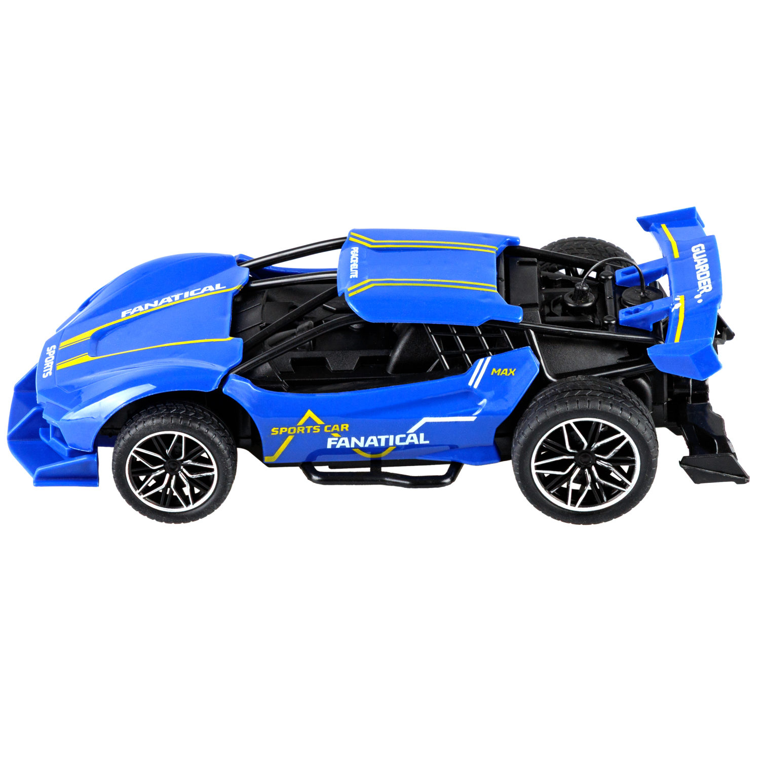 Машинка на пульте управления с паром и светом 1TOY Драйв Спорткар, спортивная, гоночная игрушечная машина