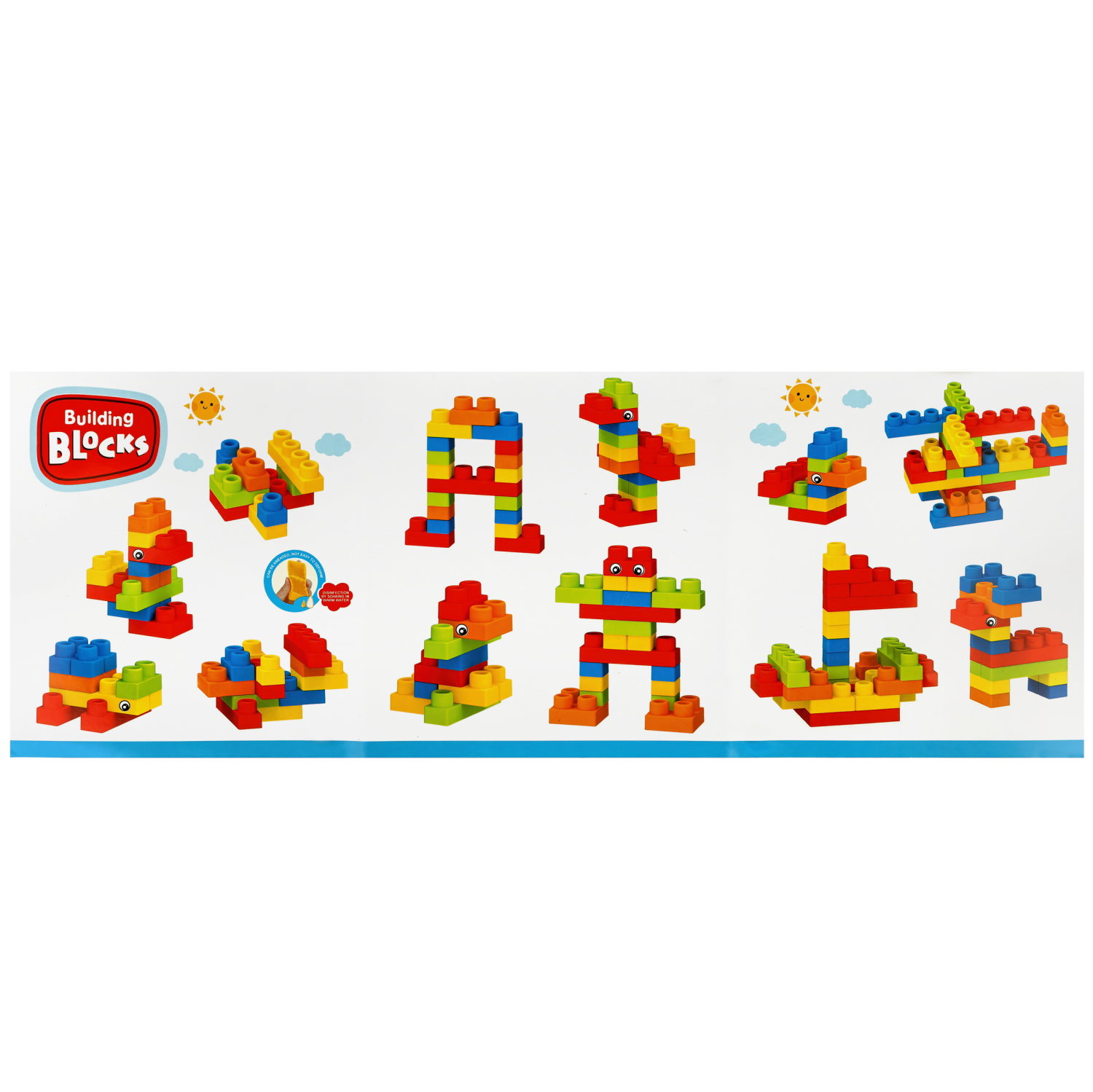 Мягкий конструктор 1TOY 22 деталей, в банке