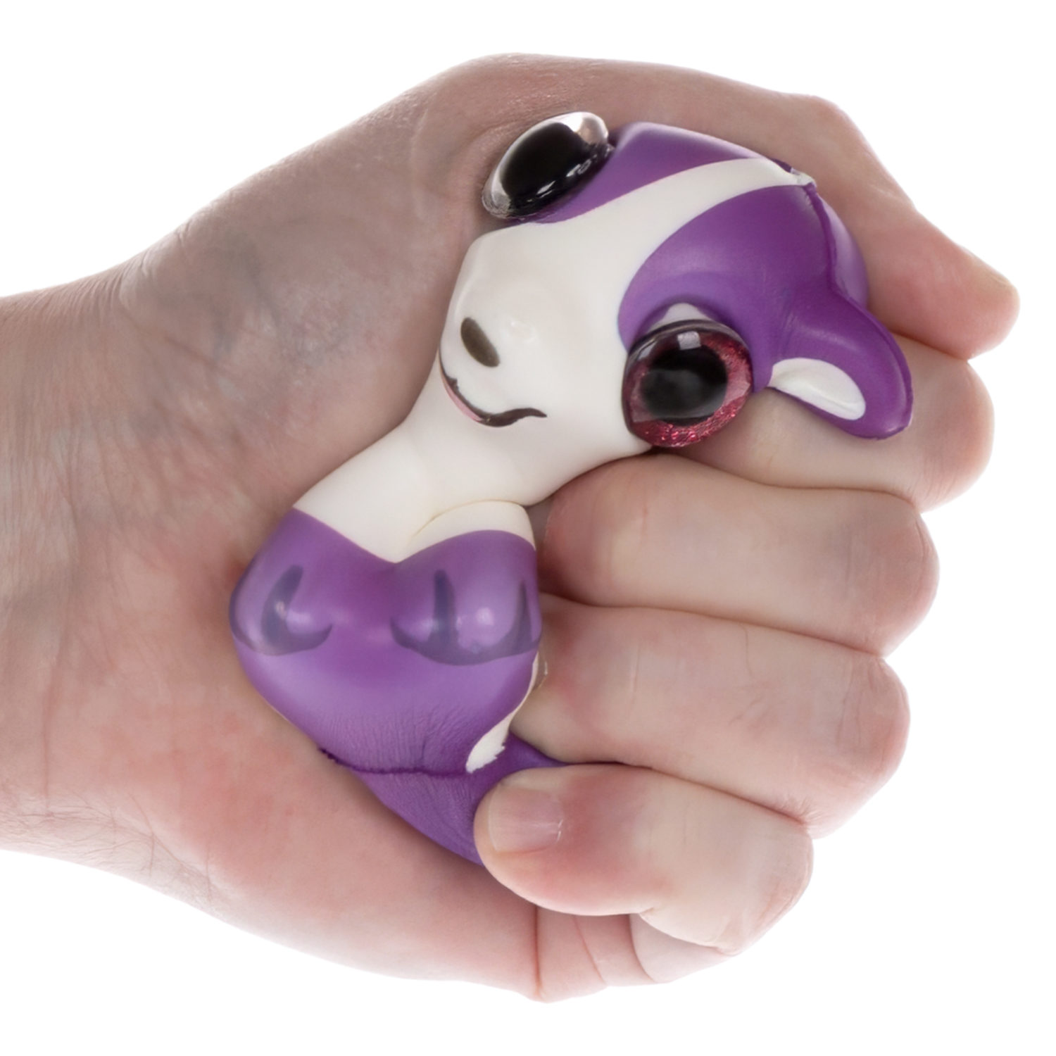 Глазастый сквиш 1TOY Животные, игрушка-антистресс для рук, жмякалка, 8-9 см, 6 видов в ассортименте