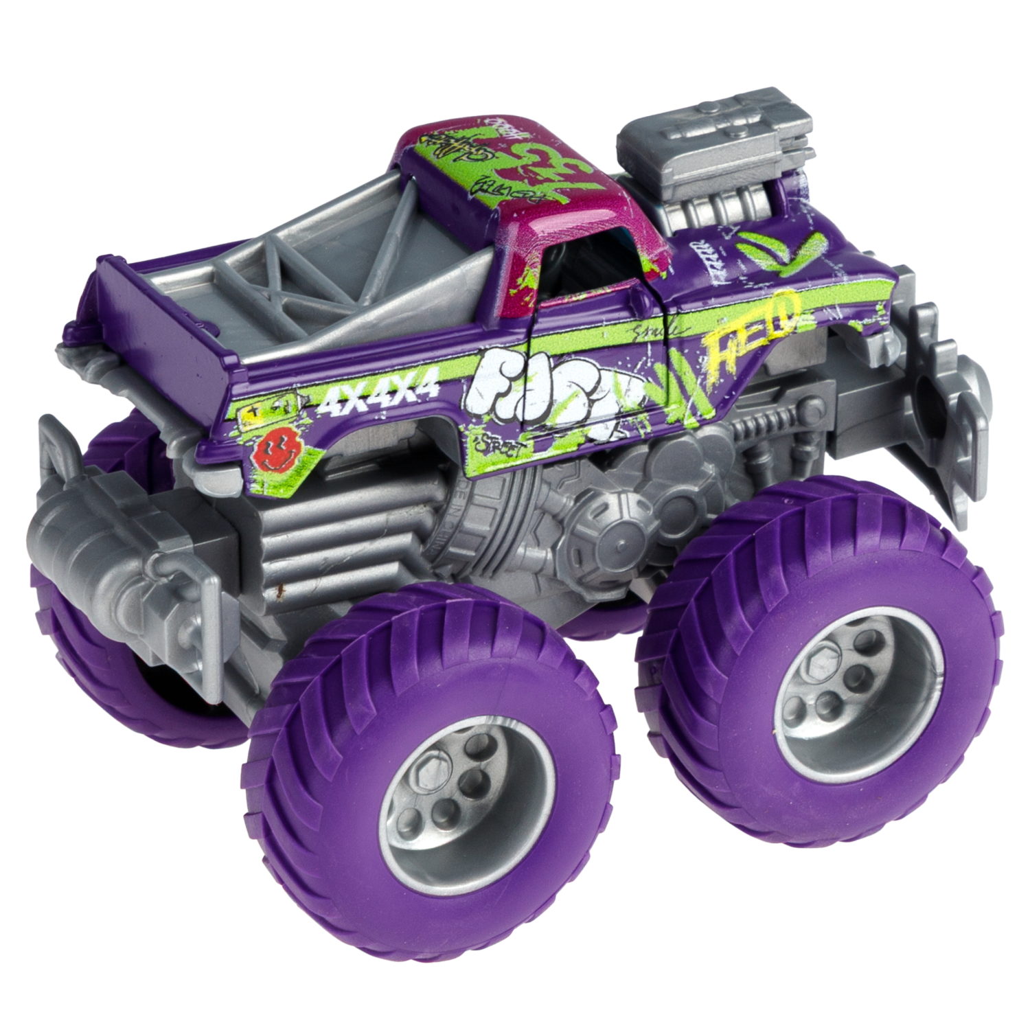 Машинка игрушечная 1TOY Драйв Монстр-трак Классика, инерционный, 8,5 см, цвет в ассортименте