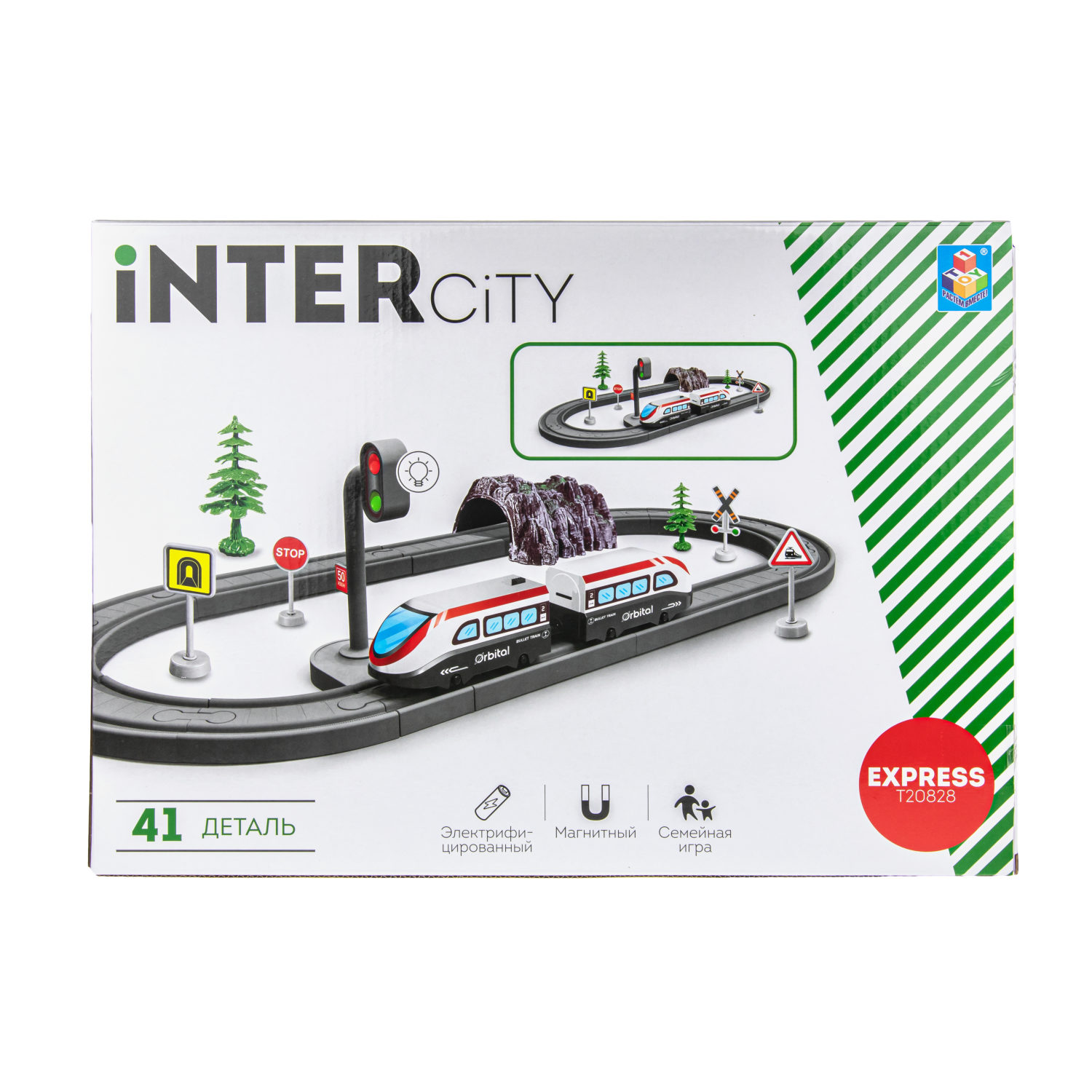 Набор 1TOY InterCity Железная дорога 1TOY InterCity Express "Стартовый набор"