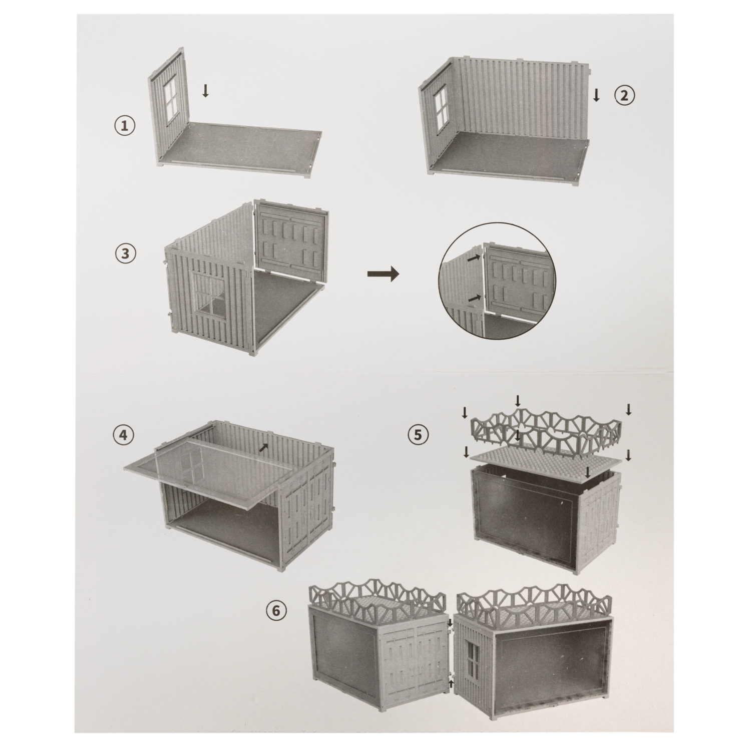 Игровой набор 1TOY Мой маленький мир Столовая и ванная