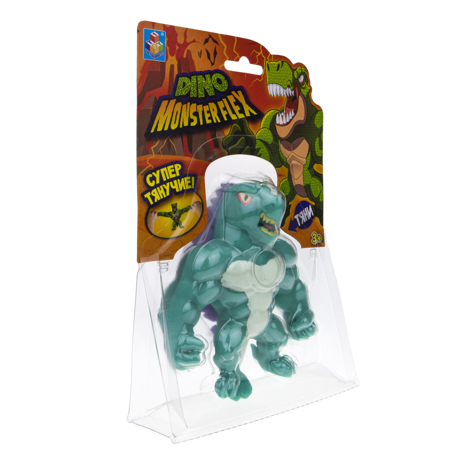 1TOY MONSTER FLEX DINO, тянущиеся фигурки 14см, 14 видов в ассортименте