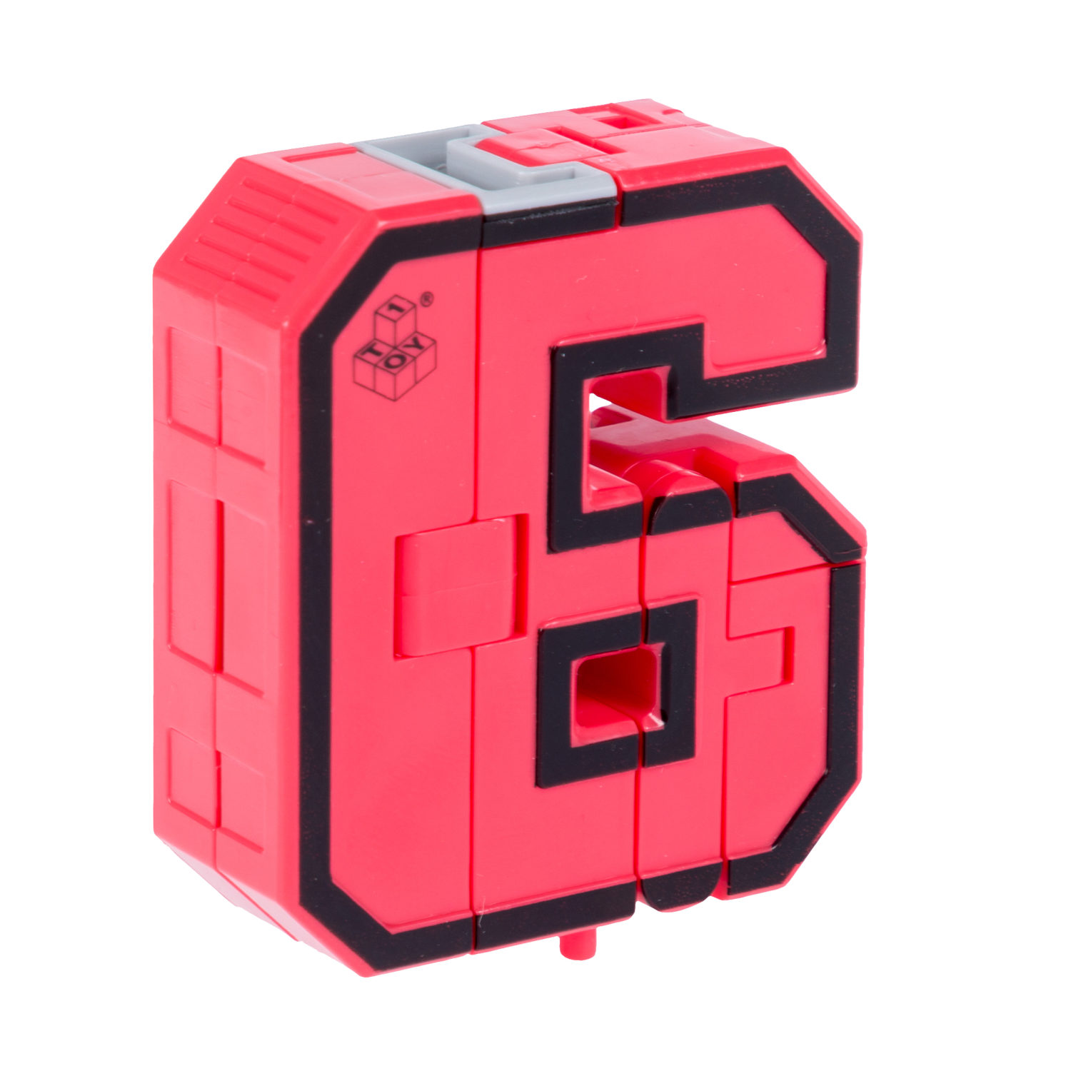 Игрушки трансформеры 1TOY Трансботы Боевой расчет, математика для дошкольников, для девочек и мальчиков, комплект из 10 цифр и 5 знаков