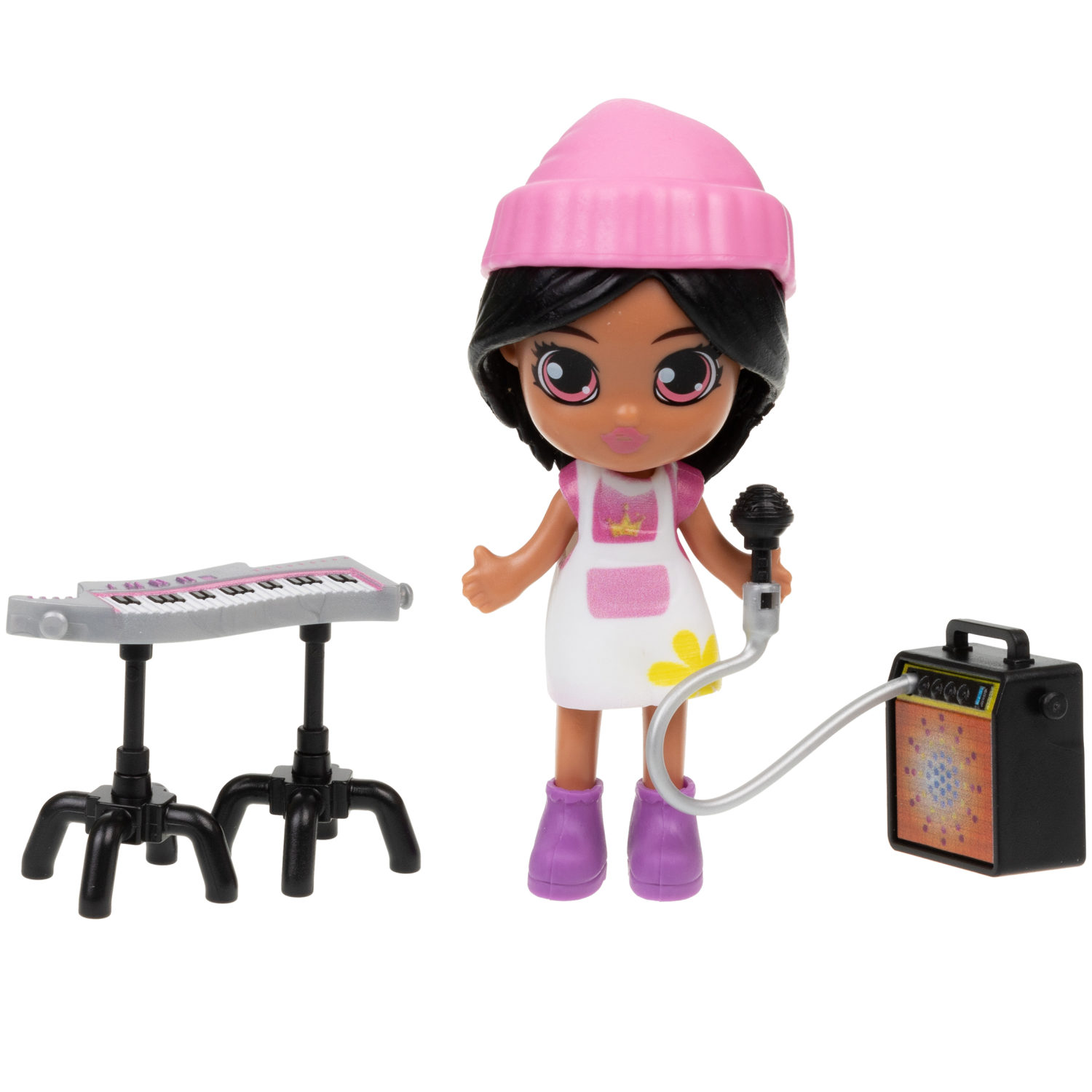 Кукла для девочки и аксессуары 1TOY LUCKY BOX Party girl, детская, маленькая, с музыкальными инструментами