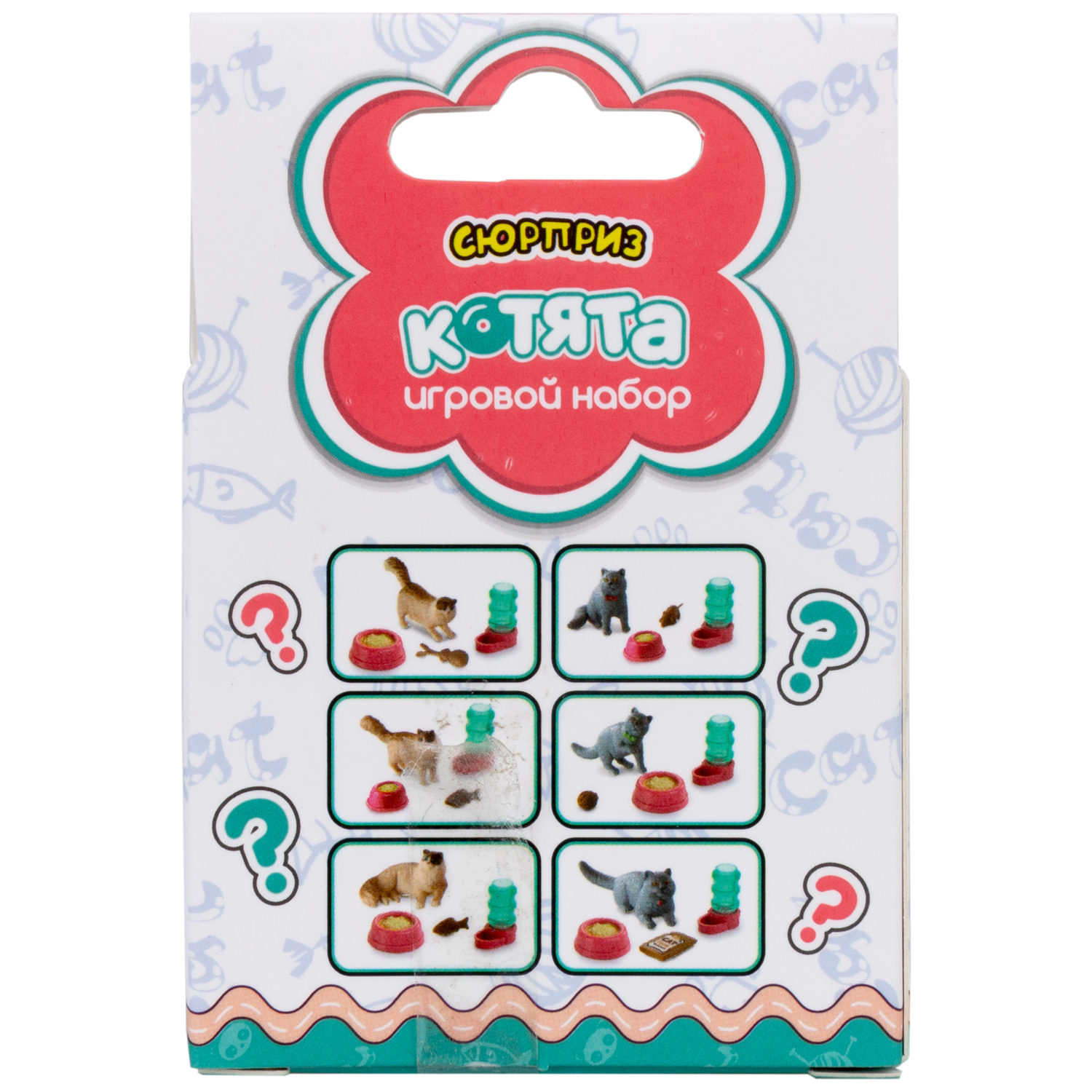 1TOY игровой набор Кошечка с аксессуарами, в коробке, 6 видов в ассортименте