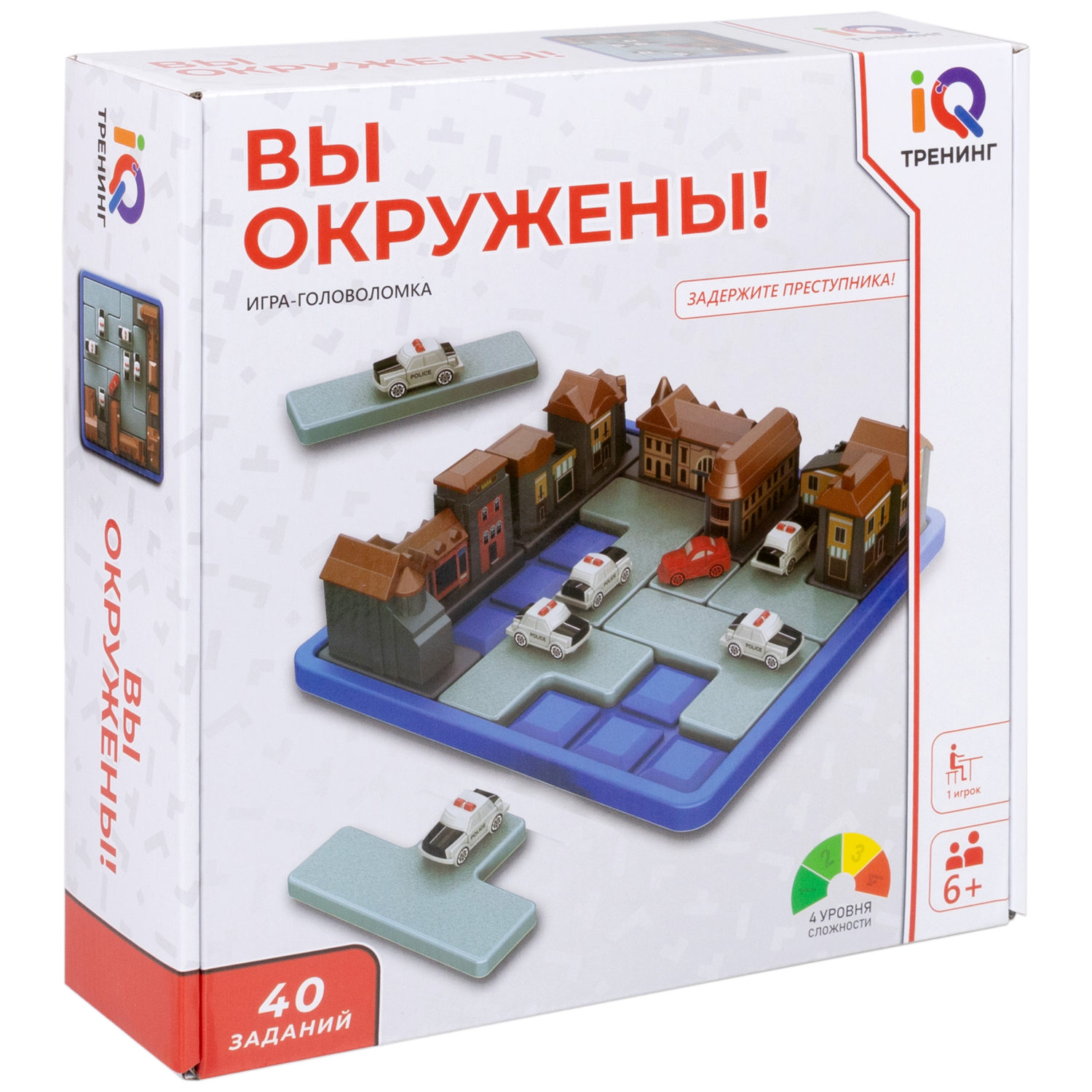Настольная логическая игра 1TOY IQ ТРЕНИНГ «Вы окружены!»