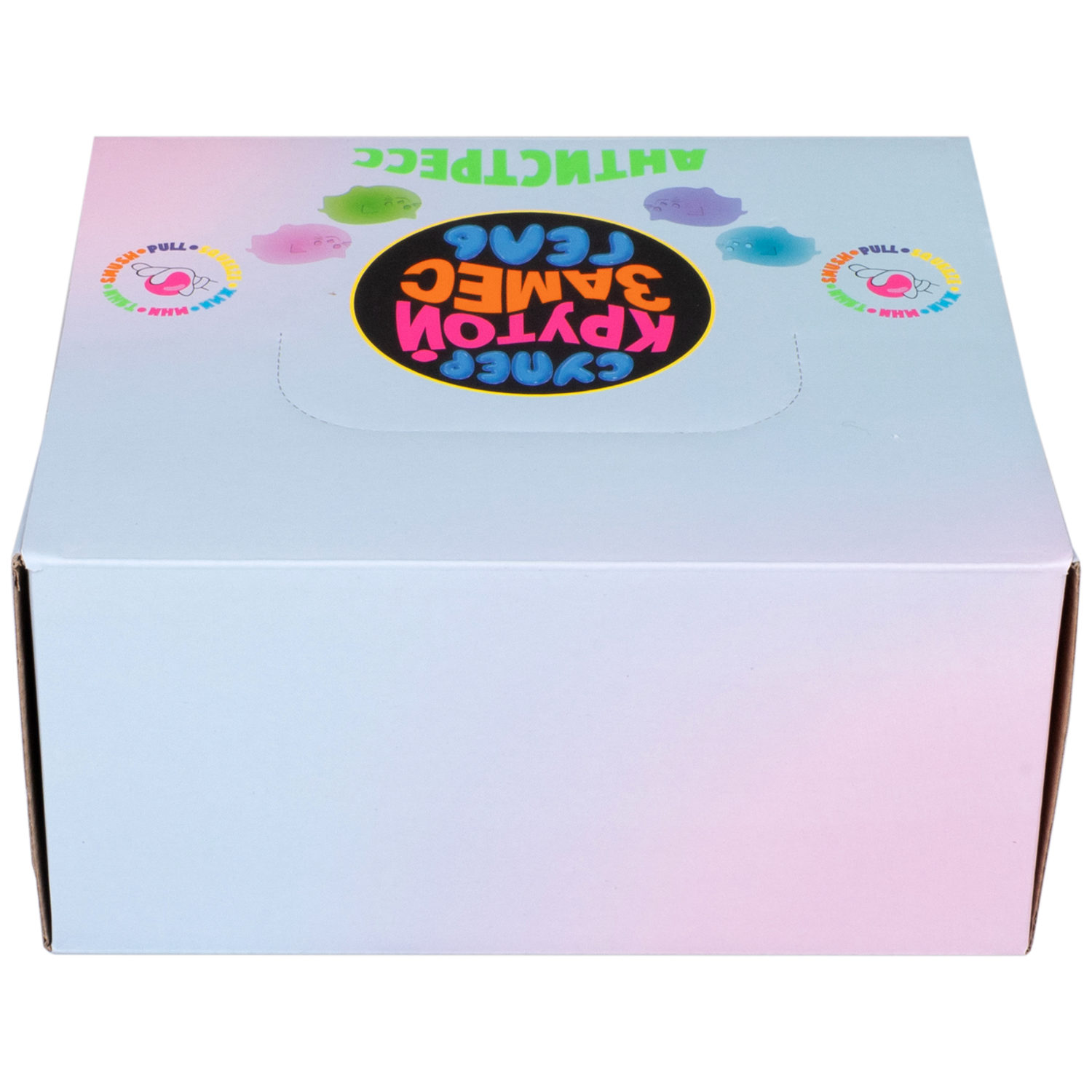 Антистресс-игрушка для рук 1TOY Крутой замес Супергель котик 4 цвета в ассортименте, 6*7,7 см