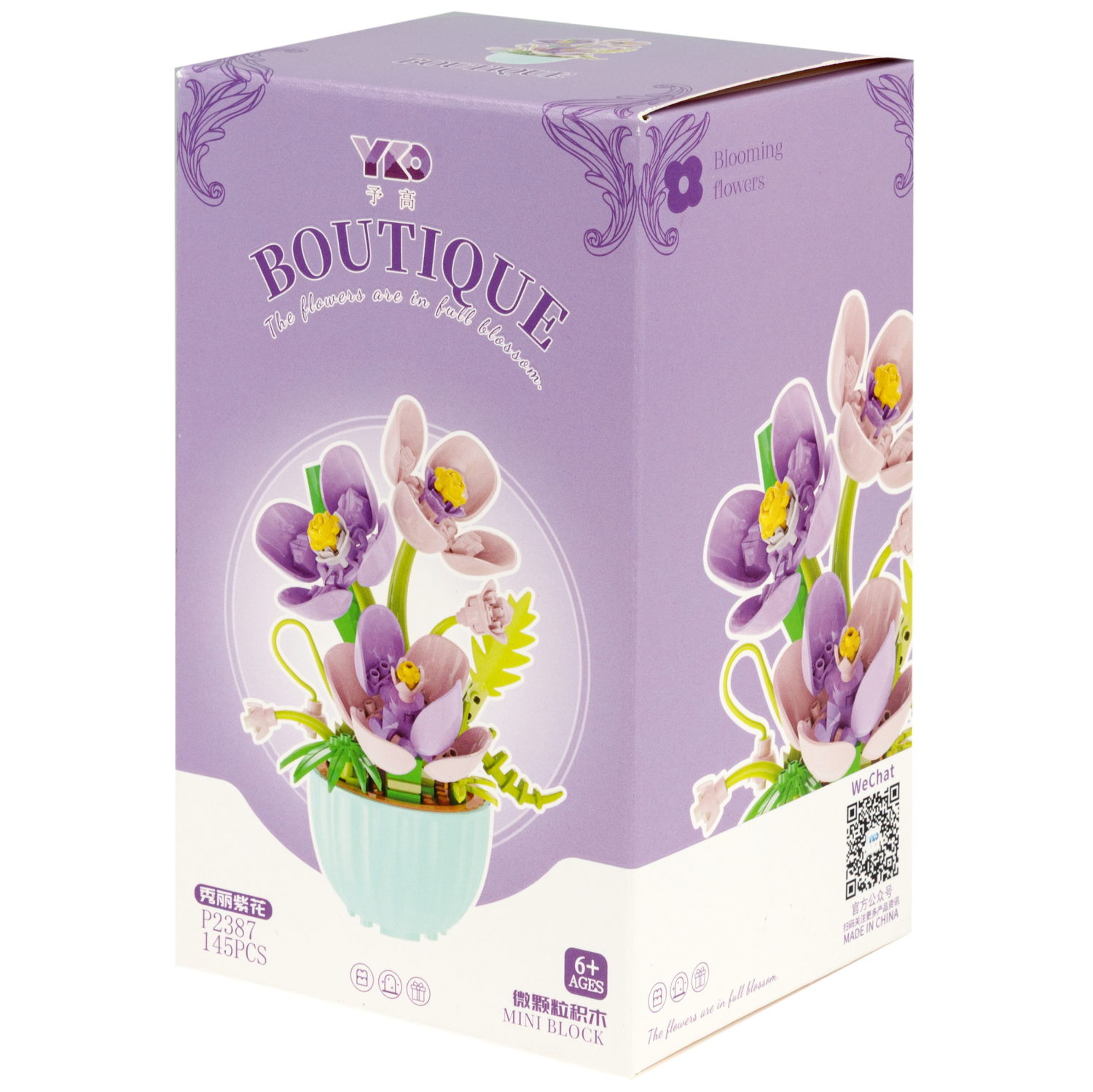 Конструктор 1TOY Blockformers "Цветы в горшках", 9 видов, от 138 до 223 деталей