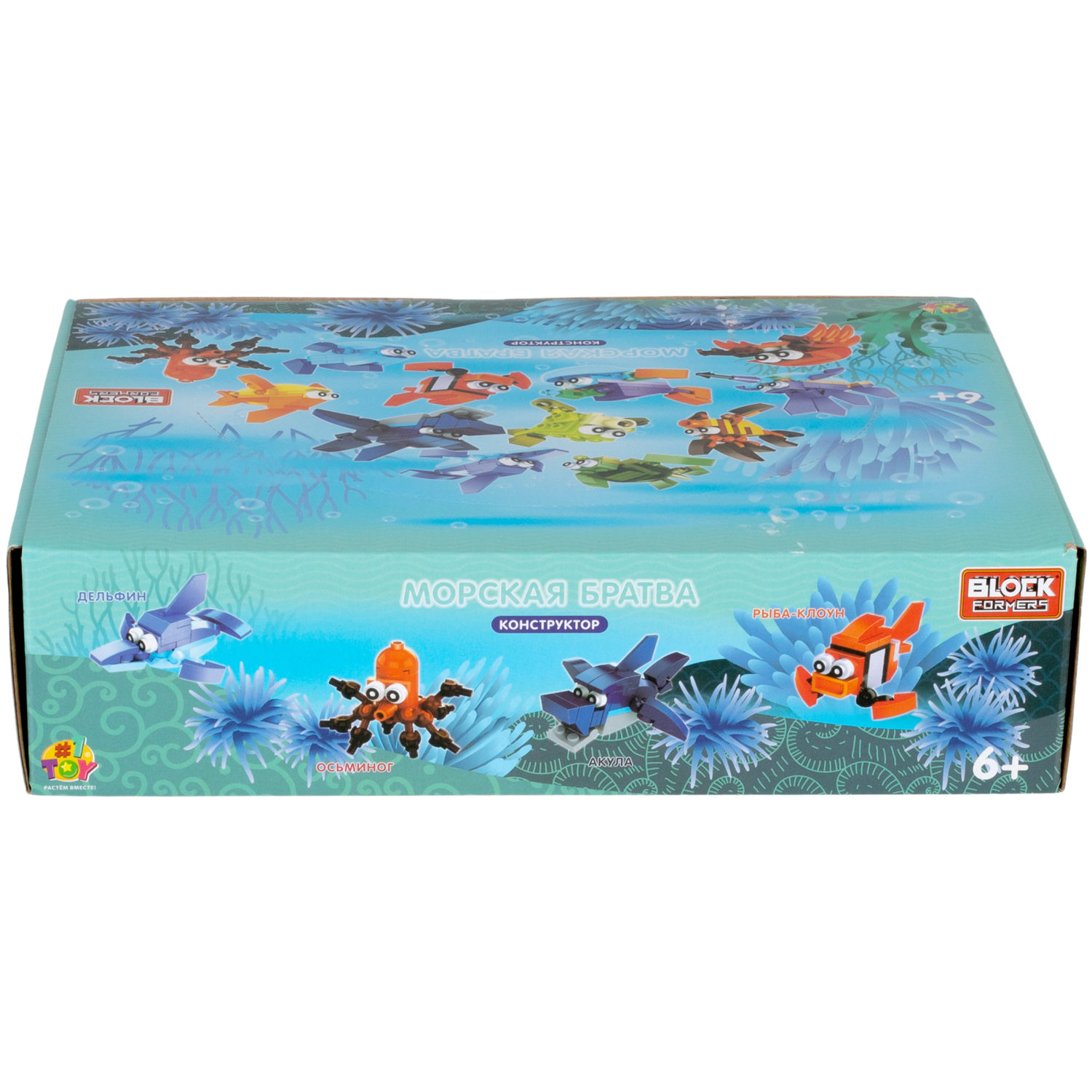1TOY конструктор Blockformers "Морская братва", 12 видов в ассортименте