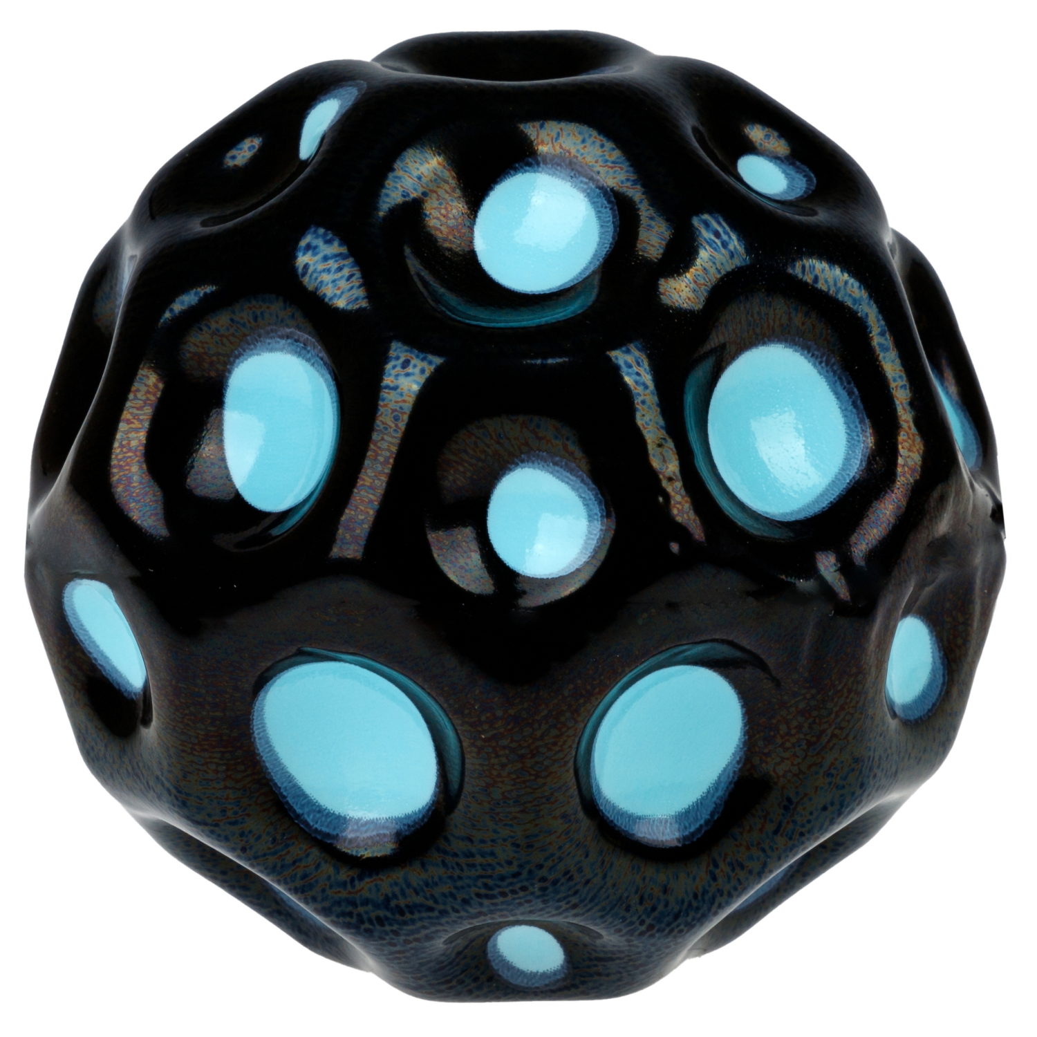 Мяч 1TOY Крутой замес Moon Ball черный, 6 см, 3 цвета в ассортименте