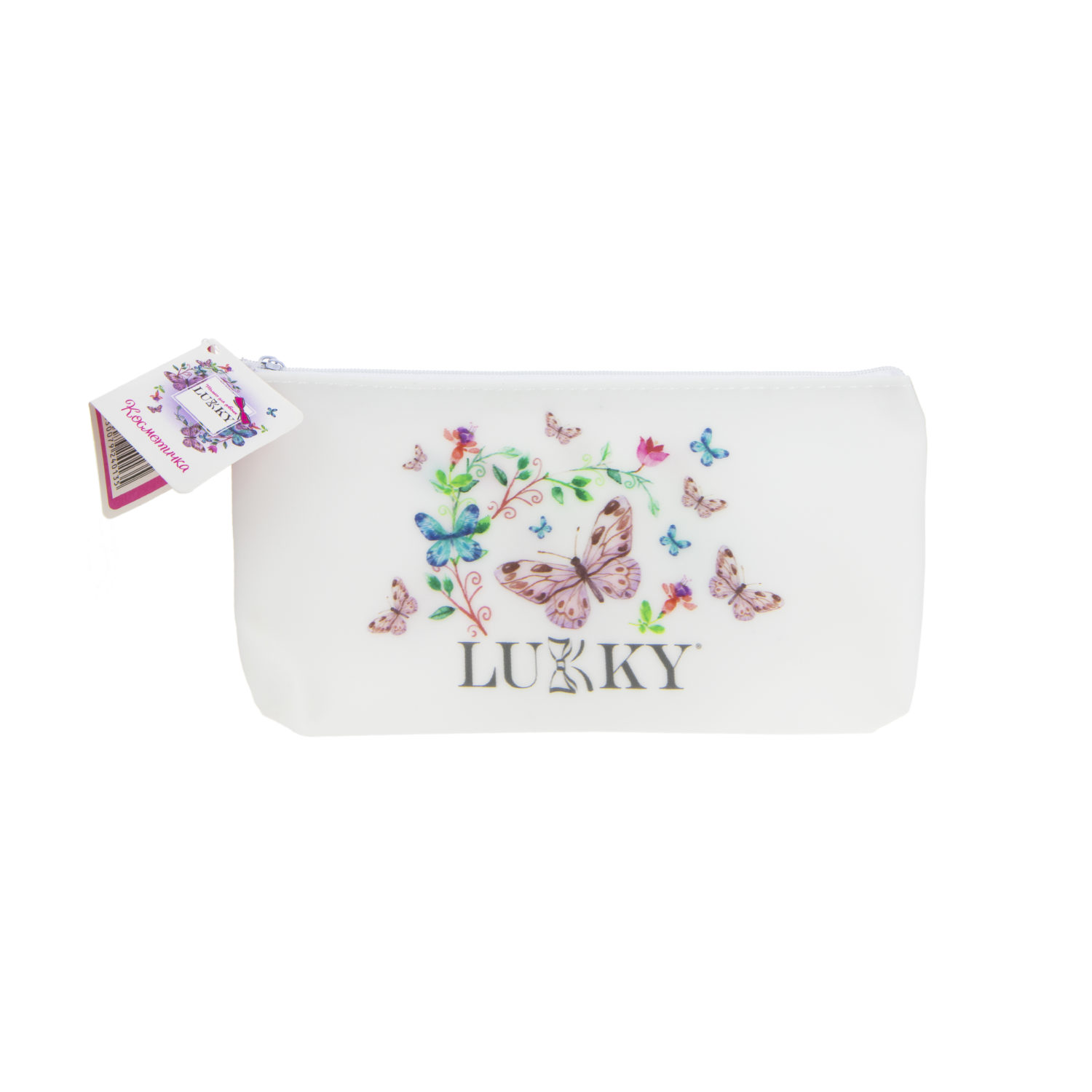Пенал школьный, косметичка LUKKY для девочек, девушек, матовая, с принтом 