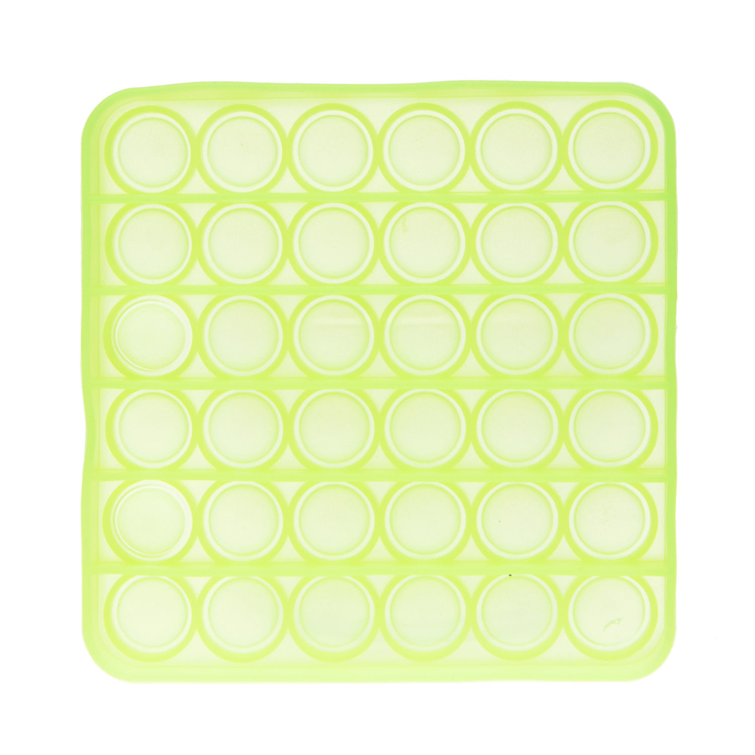 Игрушка-антистресс POP IT вечная пупырка, светится в темноте, 4 вида (круг, сердце, квадрат, восьмиугольник) 12х12см