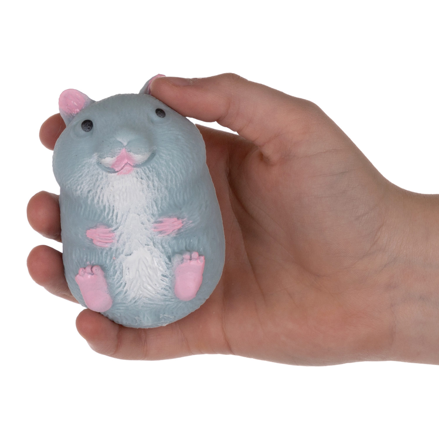 Игрушка-антистресс 1TOY Крутой замес, хомяк, в ассортименте, 7,5х5,5 см