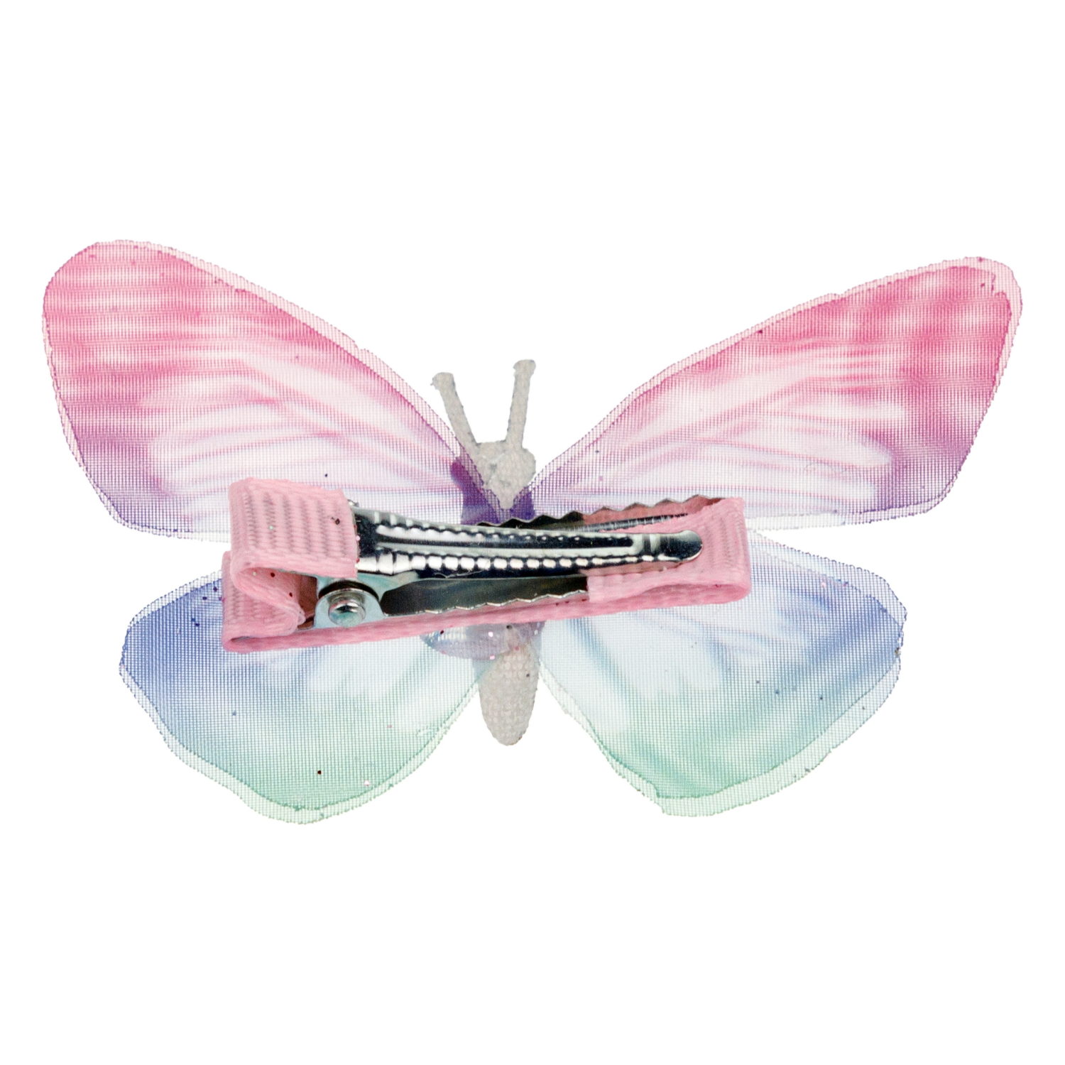 Lukky Fashion набор из 4 аксессуара для волос: 3 ободка с блестками, заколка с бабочкой из шифона