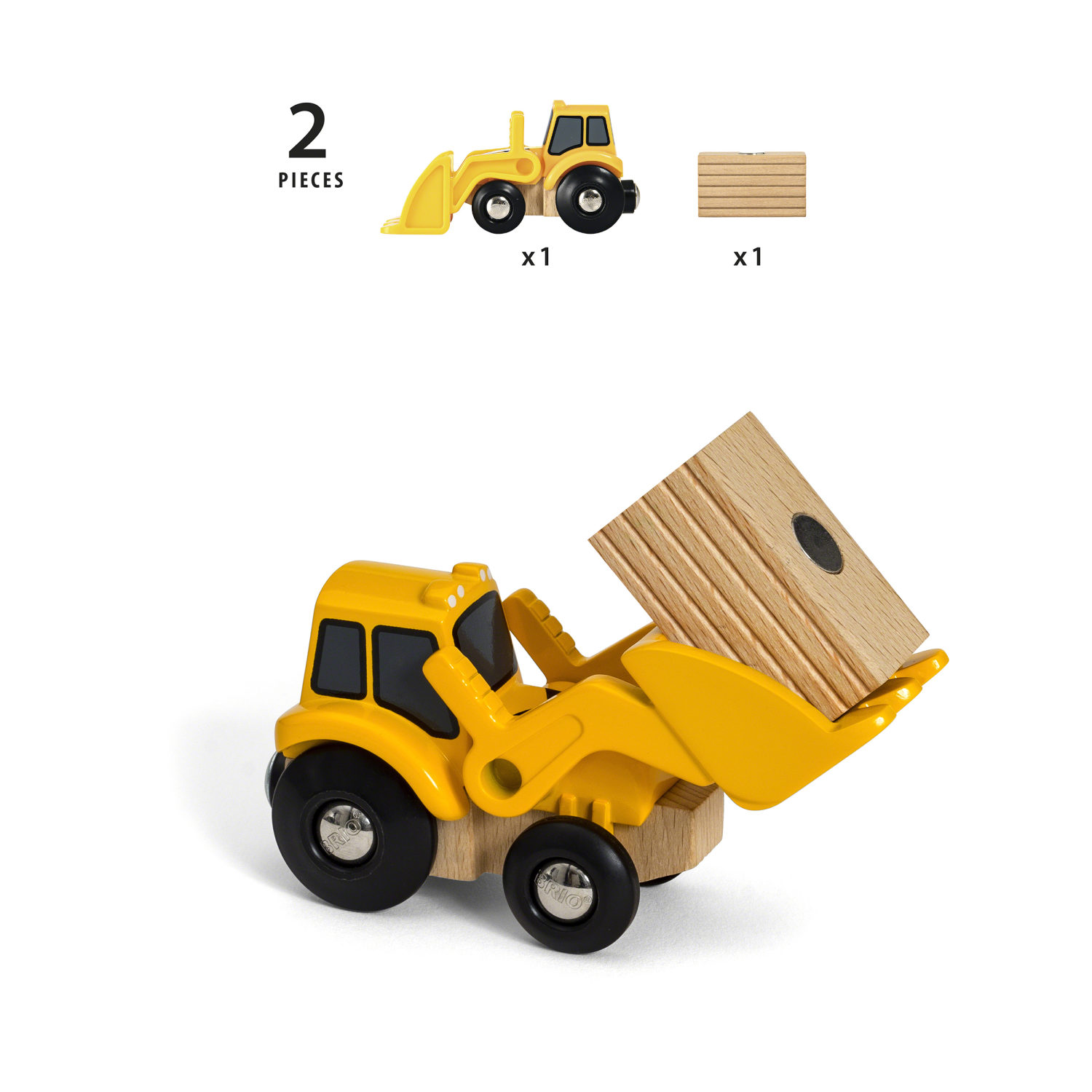 Погрузчик BRIO, для деревянной железной дороги 