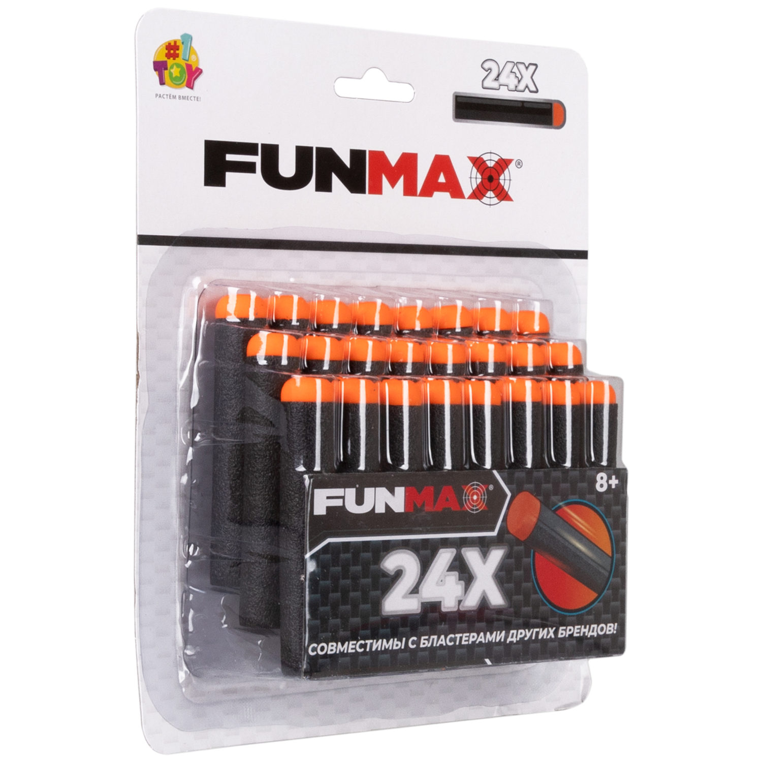 1toy Funmax набор EVA снарядов, 24 шт., блистер