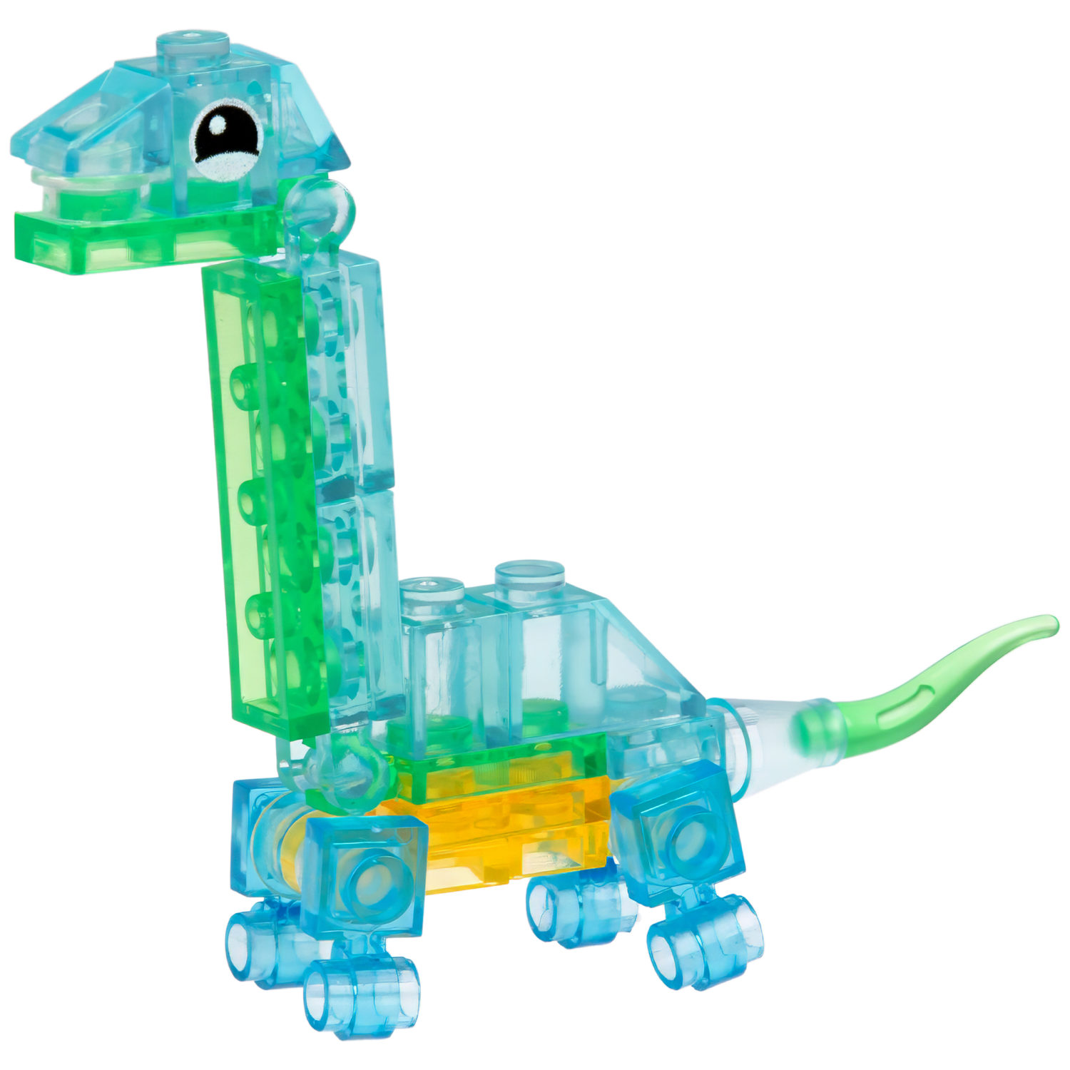 1Toy Blockformers "Планета динозавров" прозрач. блоки  (д/б 12 шт., в асс. 12 видов, коробка)