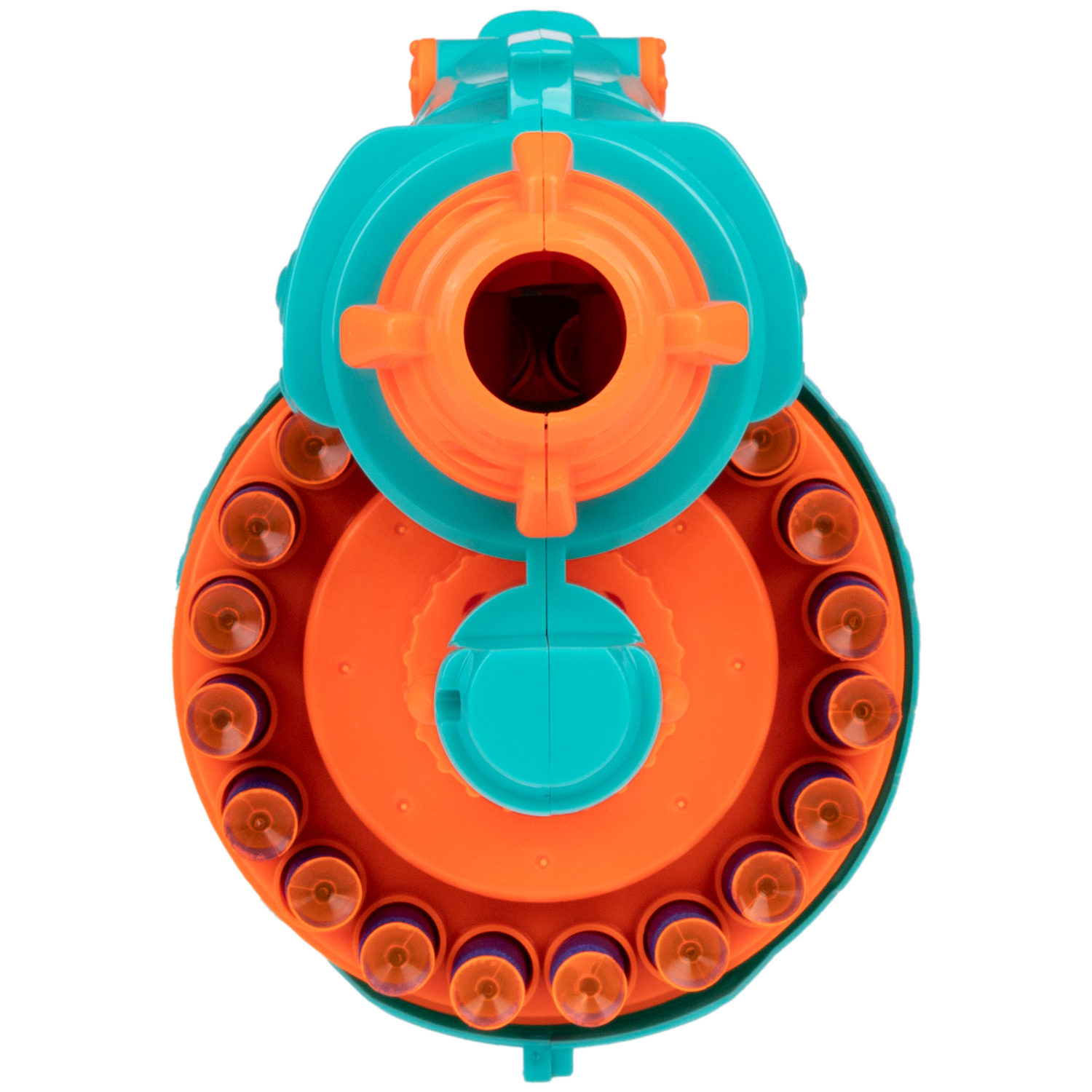 1toy Funmax "A72" бластер электрический, барабан на 20 выстрелов, 40 снарядов с присосками