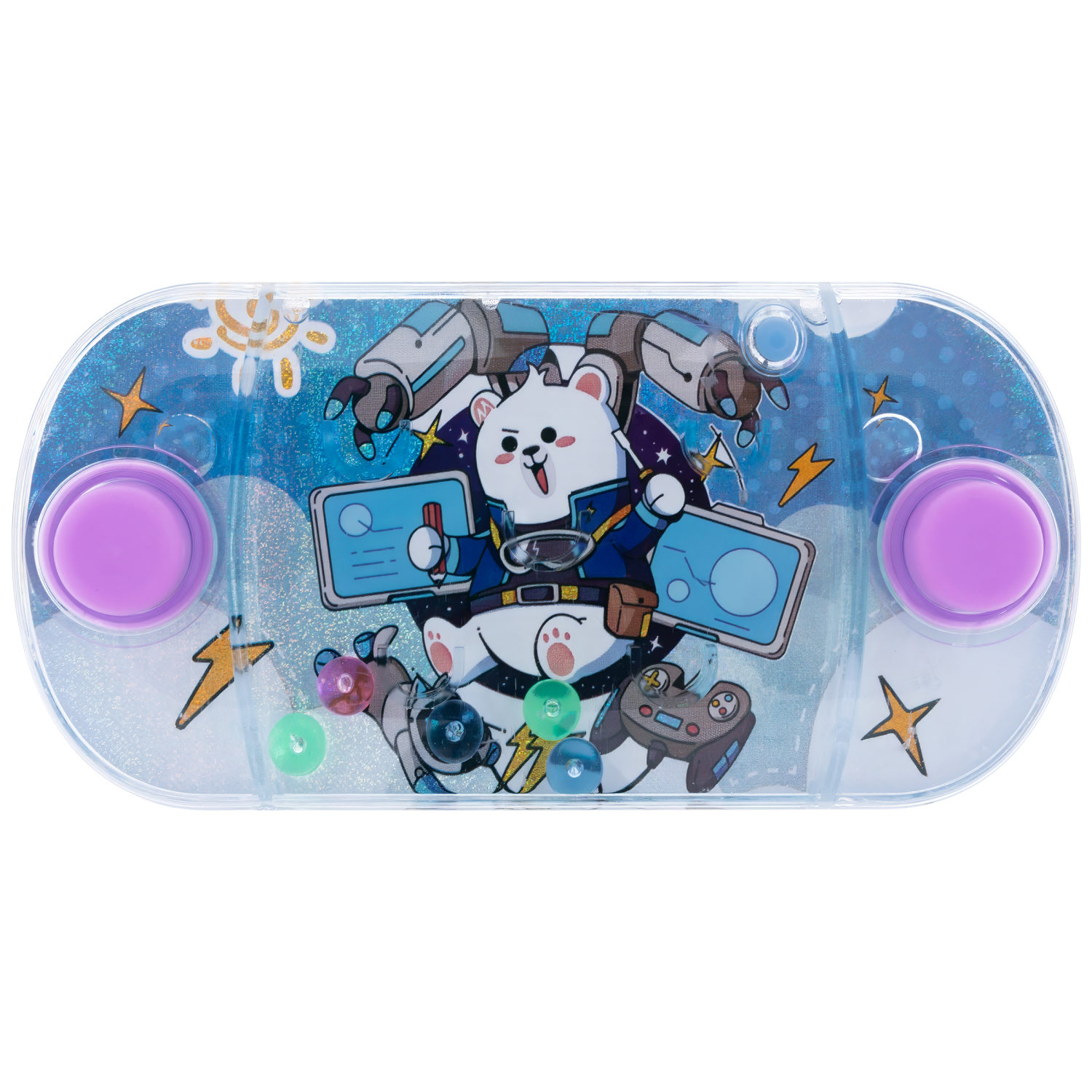 1TOY Игра с водой Забрось мячики Мишка аниме, 3 вида в ассортименте