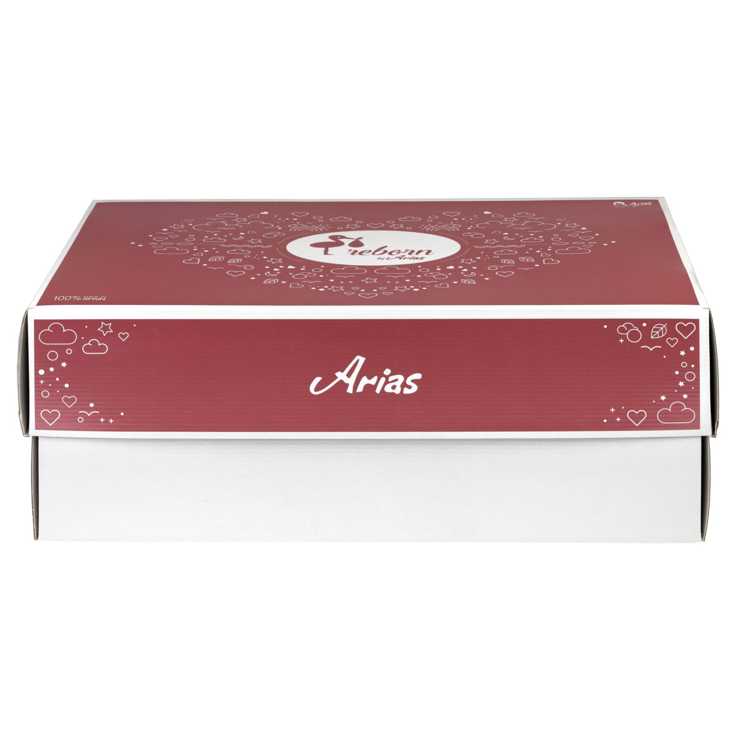 Arias Reborn Bruno новорожденный пупс мягкий 45 см., в голубой одежде, с соской, с одеялом,кор.